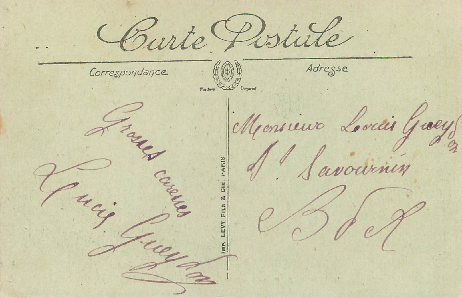 CPA Lourdes La Basilique Les Piscines et la Grotte — Verso