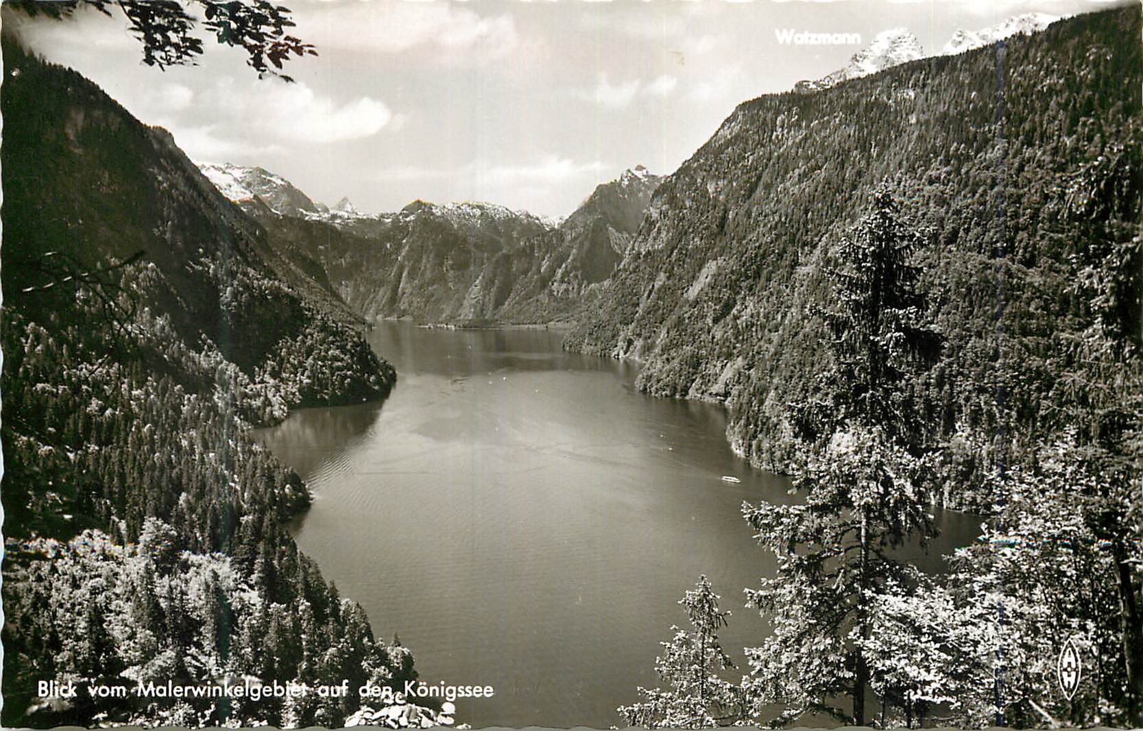CPM Blick Vom Malerwinkelgebiet auf Deg Konigssee