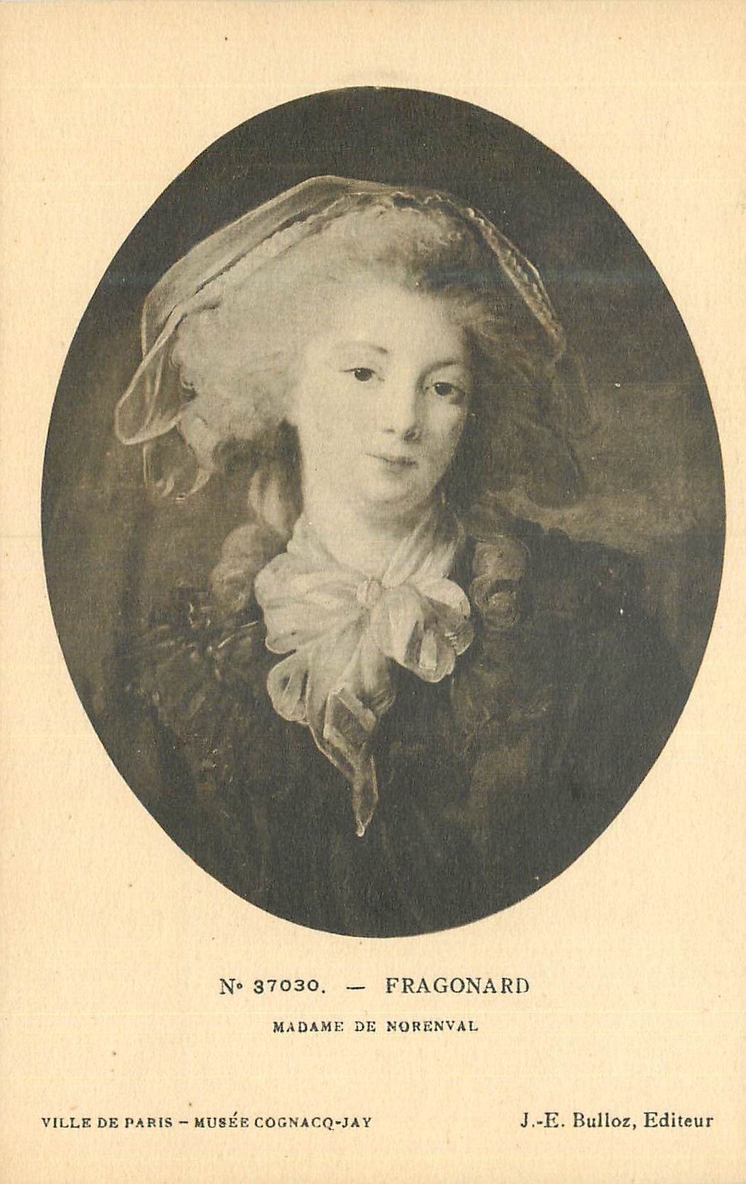 CPA Fragonard Madame de Norenval Ville de Paris Musee cognacq Jay