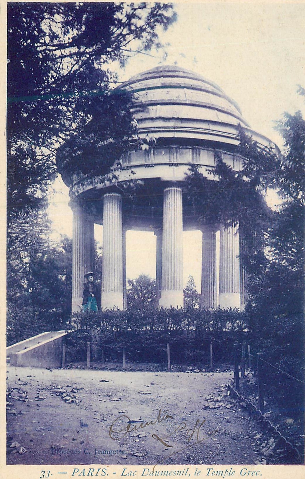 CPA Paris Le Temple Grec
