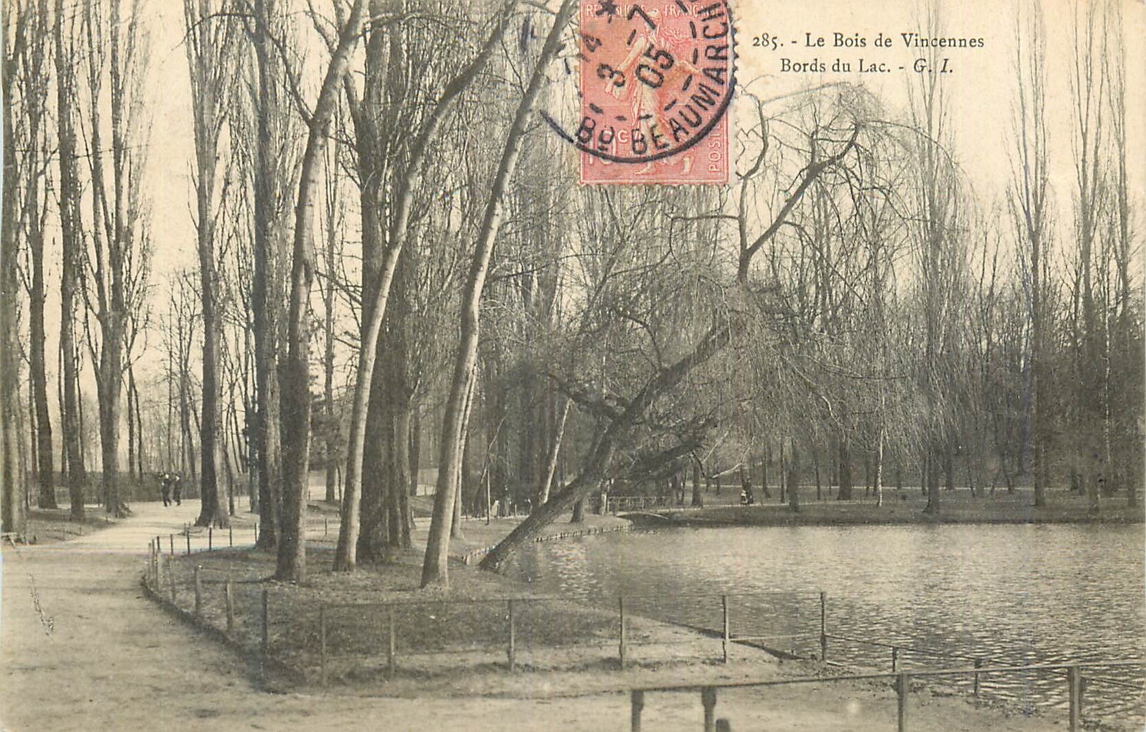 CPA Le Blois de Viennes Bords du Lac GI