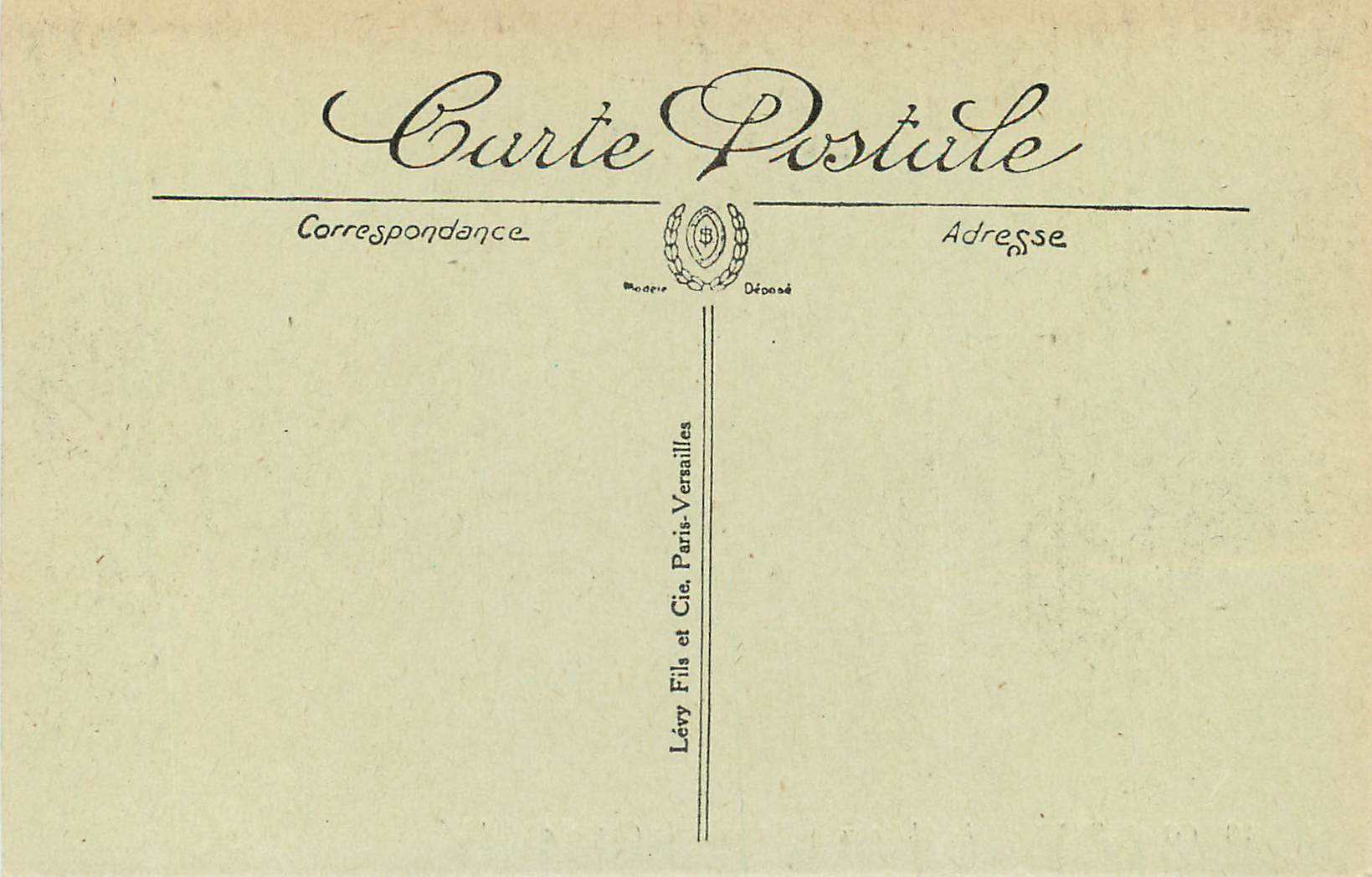 CPA Compiegne Le chateau Salon de la Chapelle — Rückseite