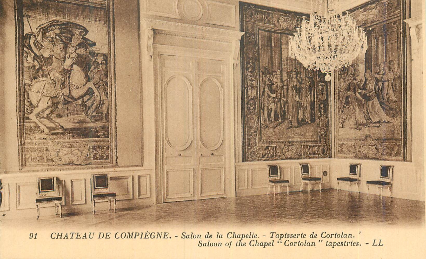Château de Compiègne — Chapel Salon — Coriolan Tapestry