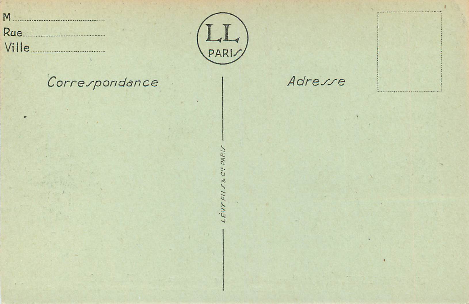 Compiegne — Le Château — Galerie des Tapisseries — La Toison d'Or — LL. 86 — Rückseite