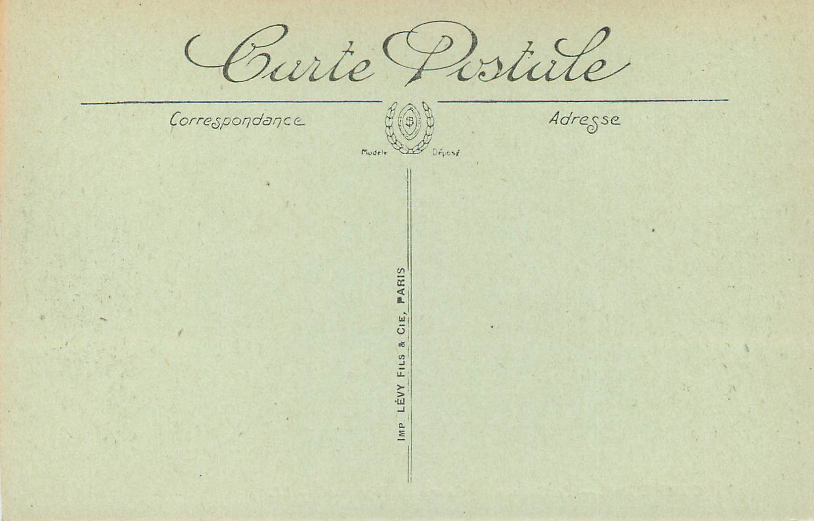 CPA Compiegne Le Chateau Galerie des Tapisseries — Rückseite