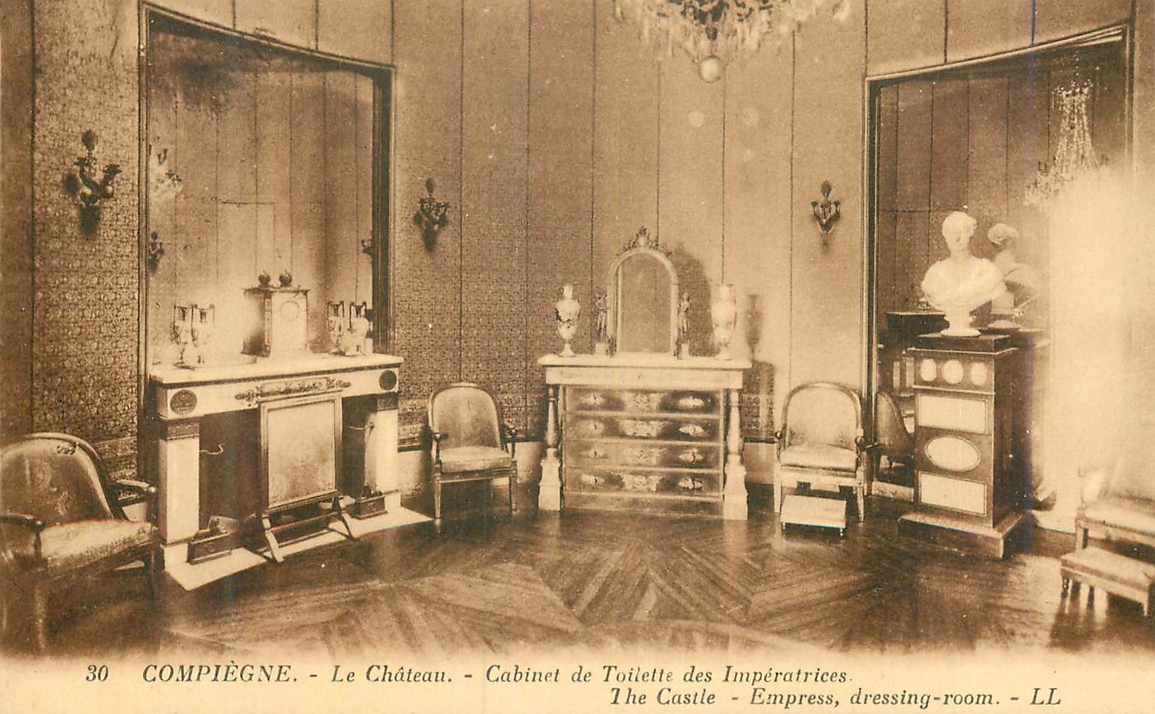 CPA Compiegne Le Chateau Cabinet de Toilette de L'Imperatrice