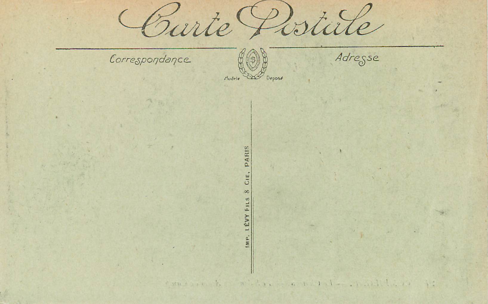 CPA Compiegne Le Chateau Le Salon des Aides de Camp — Rückseite