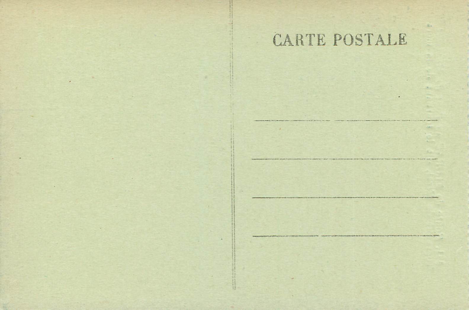 CPA Route du Florac au Pont de Montvert Tournant de Miral Dit le Tournant de la Mort — Rückseite