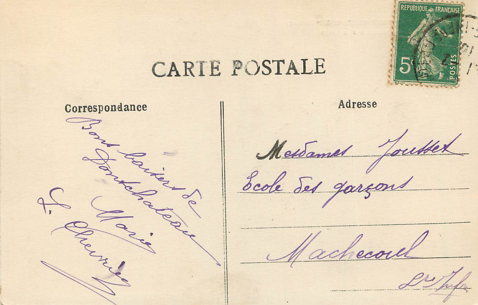 CPA Calvarie de Pontchateau (XIIe Station) Jesus Meurt Sur La Croix — Back