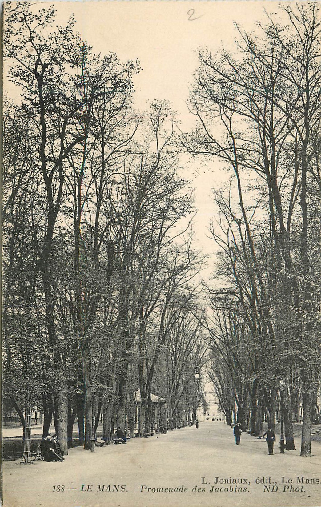 CPA Le Mans Promenade des Jacobins