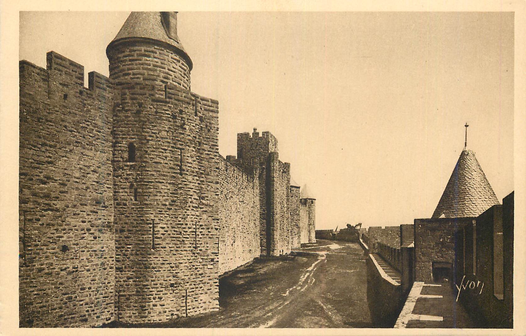Carcassonne (Aude) — La Cité, Les Hautes Lices — Éditions d'Art YVON