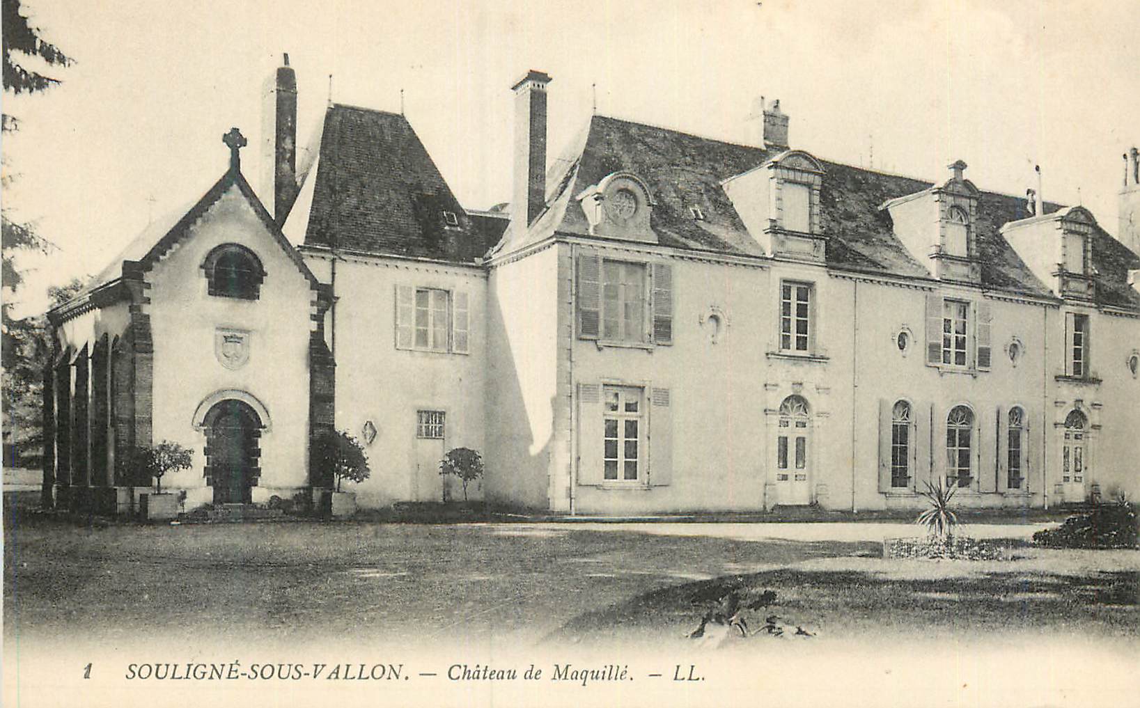 CPA Souligne sous Vallon Chateau de Maquille