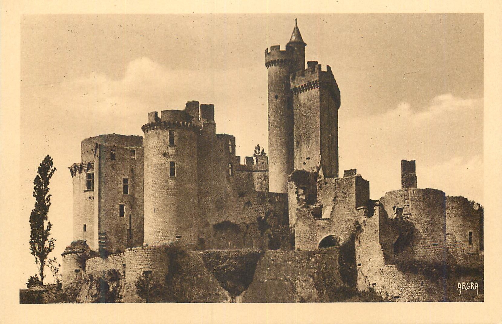 CPA Vallee du Lot Fumel Chateau de Bonaguil (XVe Siecle)