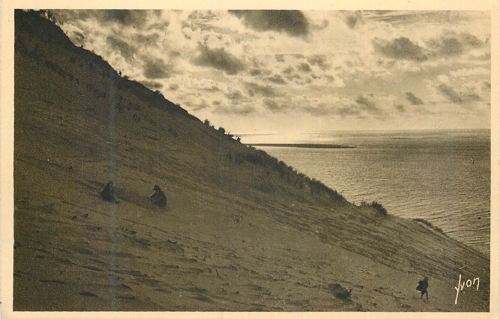 CPM La Douce France Arcachon (Gironde) Versant de la Dune du Pila