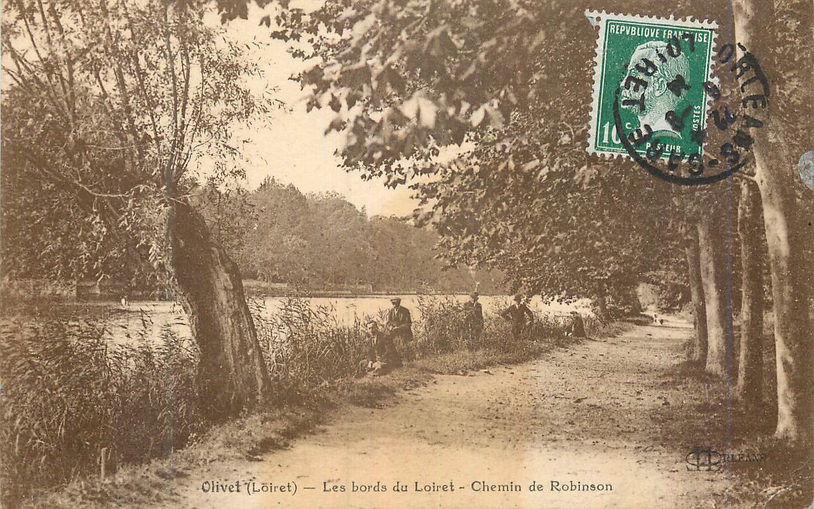 Olivet (Loiret) — Les bords du Loiret — Chemin de Robinson