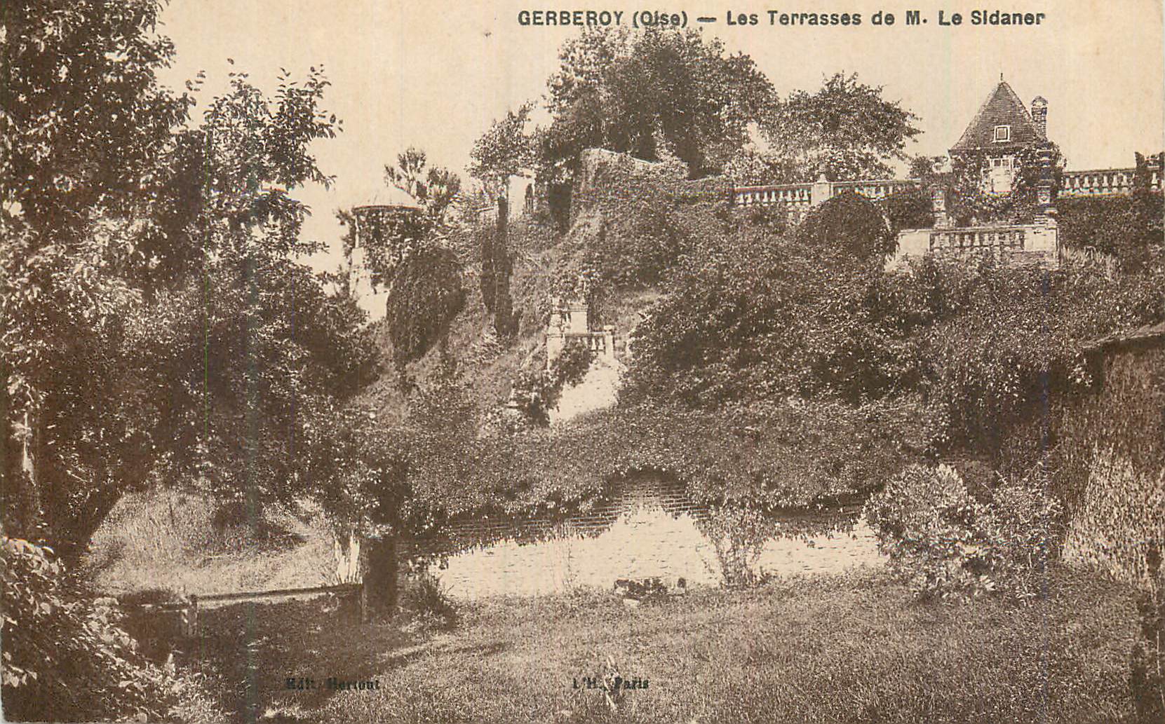 CPA Gerberoy (Oise) Les Terrasses de M Sidaner