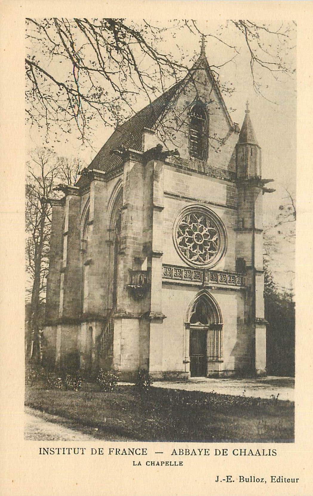 Abbaye de Chaalis — La chapelle — J.-E. Bulloz, Editeur