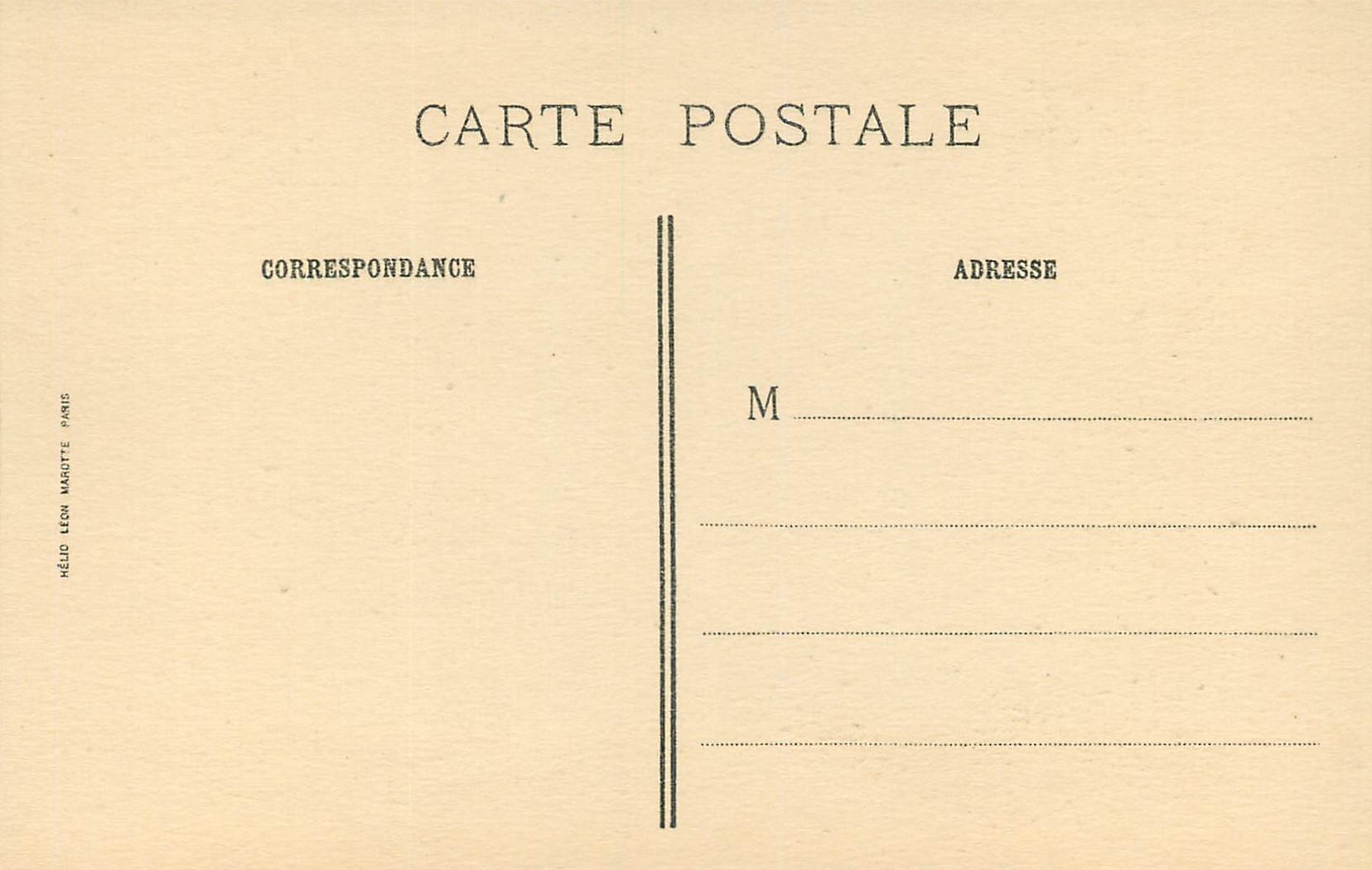 Abbaye de Chaalis — La chapelle — J.-E. Bulloz, Editeur — Rückseite