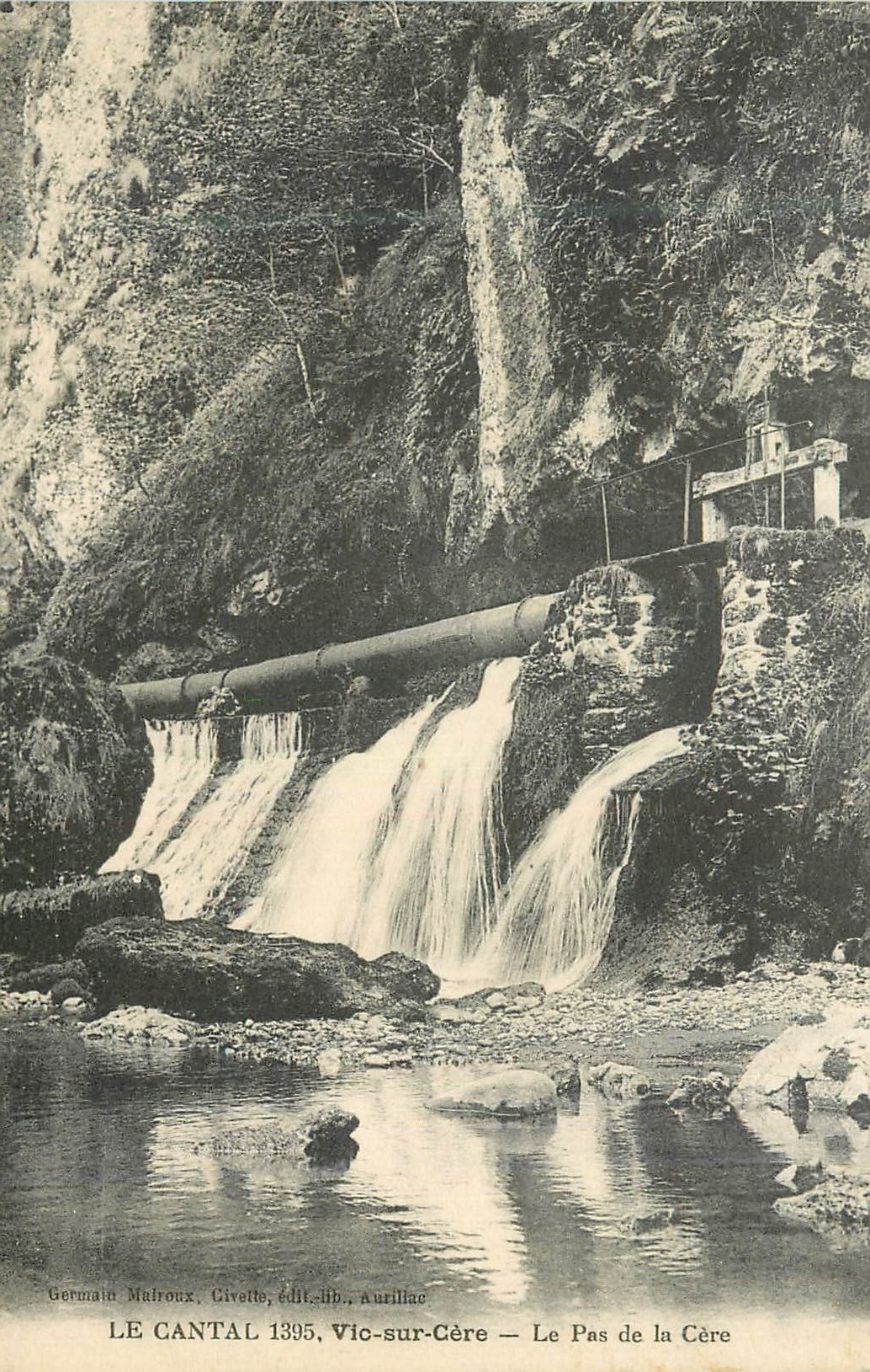 Le Pas de la Cère — Givette — Germain Malroux, Verlag, Aurillac