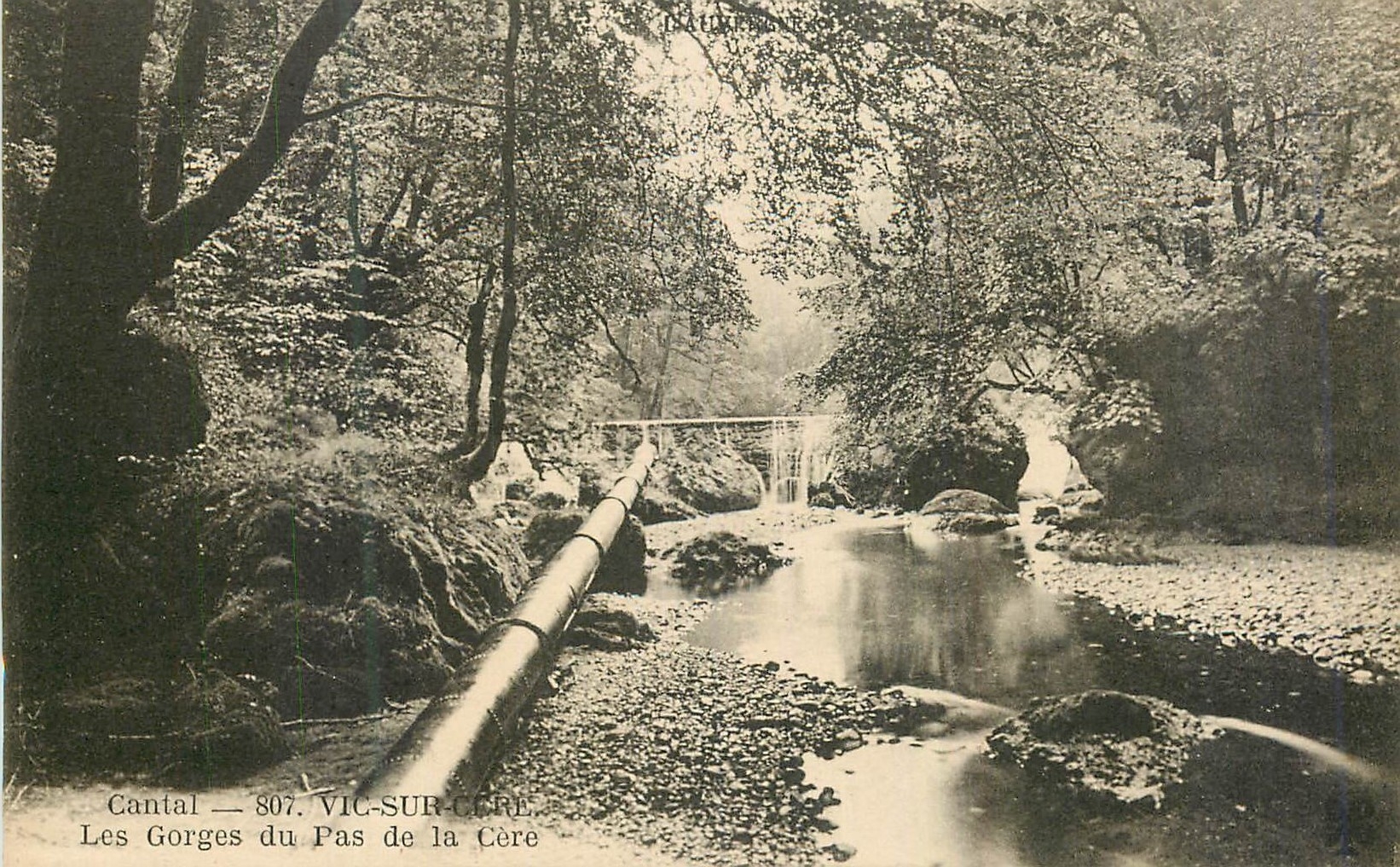 CPA Cantal 807 Vic sur Cere Les Gorges du Pas de la Cere