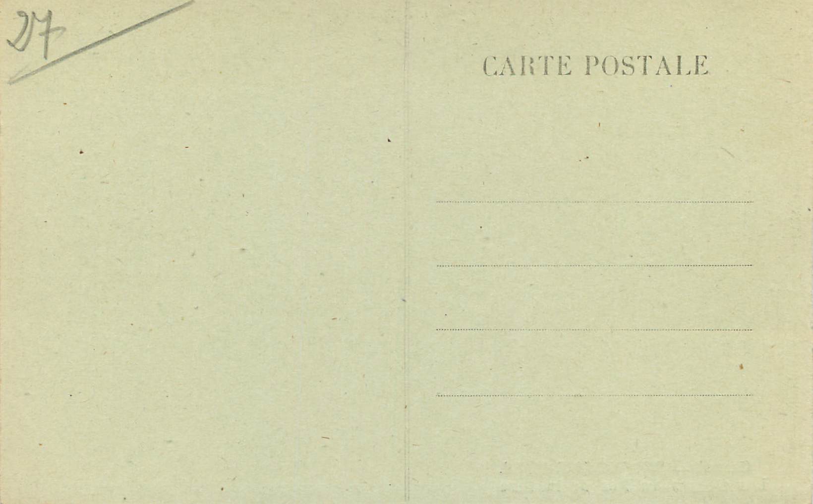 CPA Cantal 807 Vic sur Cere Les Gorges du Pas de la Cere — Rückseite