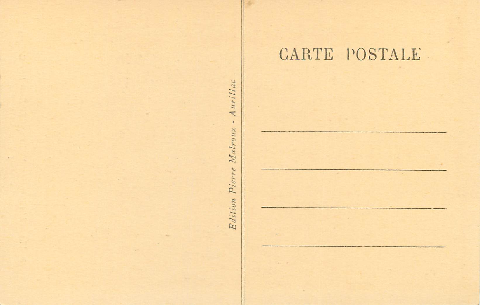 Les Gorges du Puy de la Cère — VIC-sur-CÈRE — L'Auvergne — n° B.178 — Rückseite
