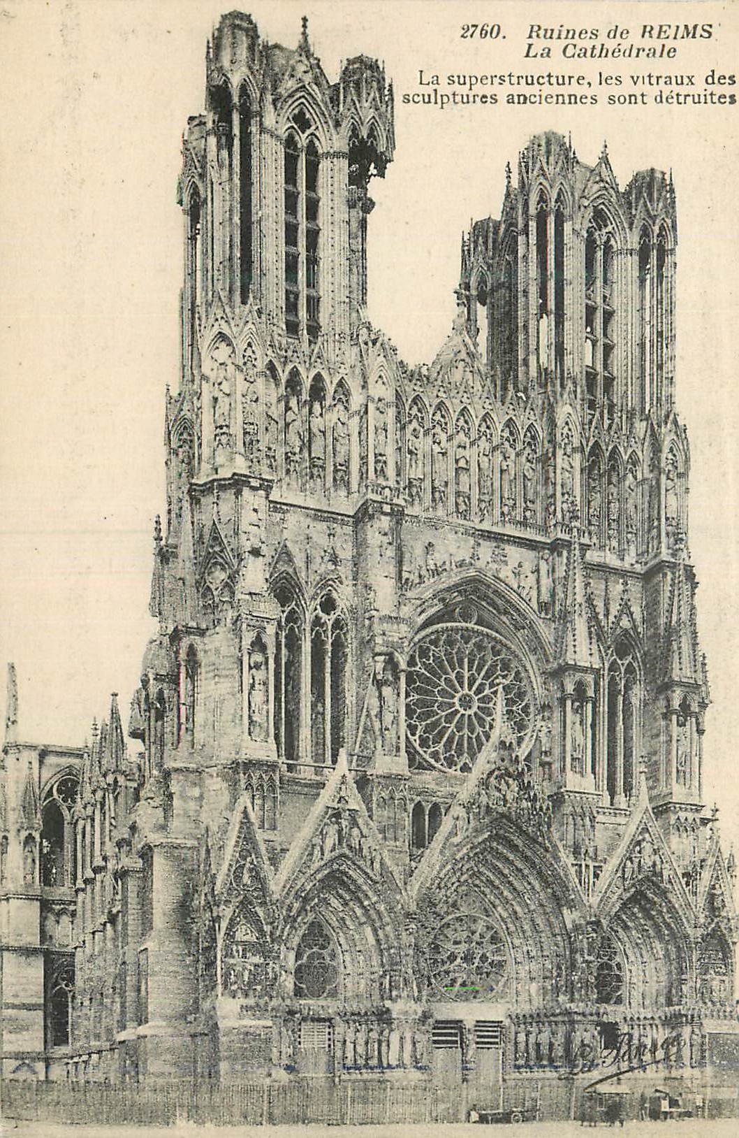 Ruines de Reims — La Cathédrale — Édition Baudinière n°2760