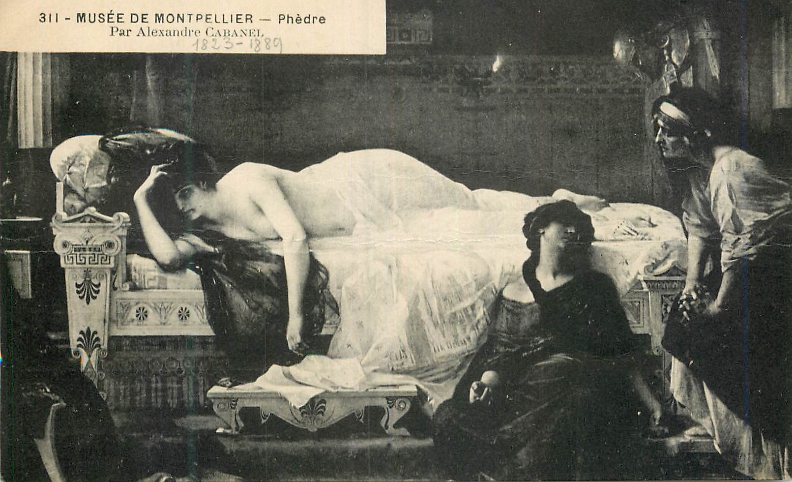 CPA Musee de Montpellier Phedre Par Alexandre Cabanel