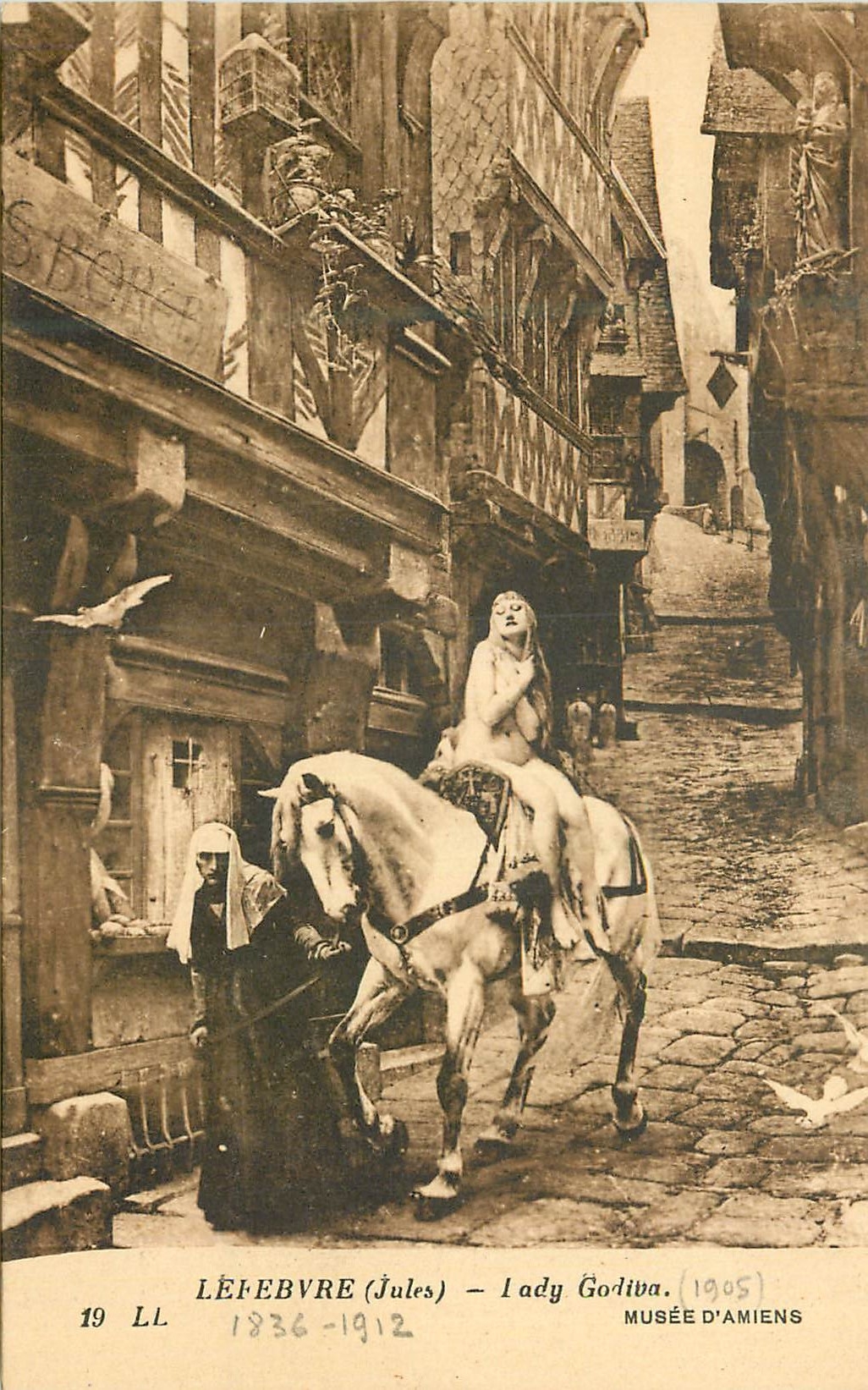 CPA Musee d'Amiens Lefebre (Jules) Lady Godiva