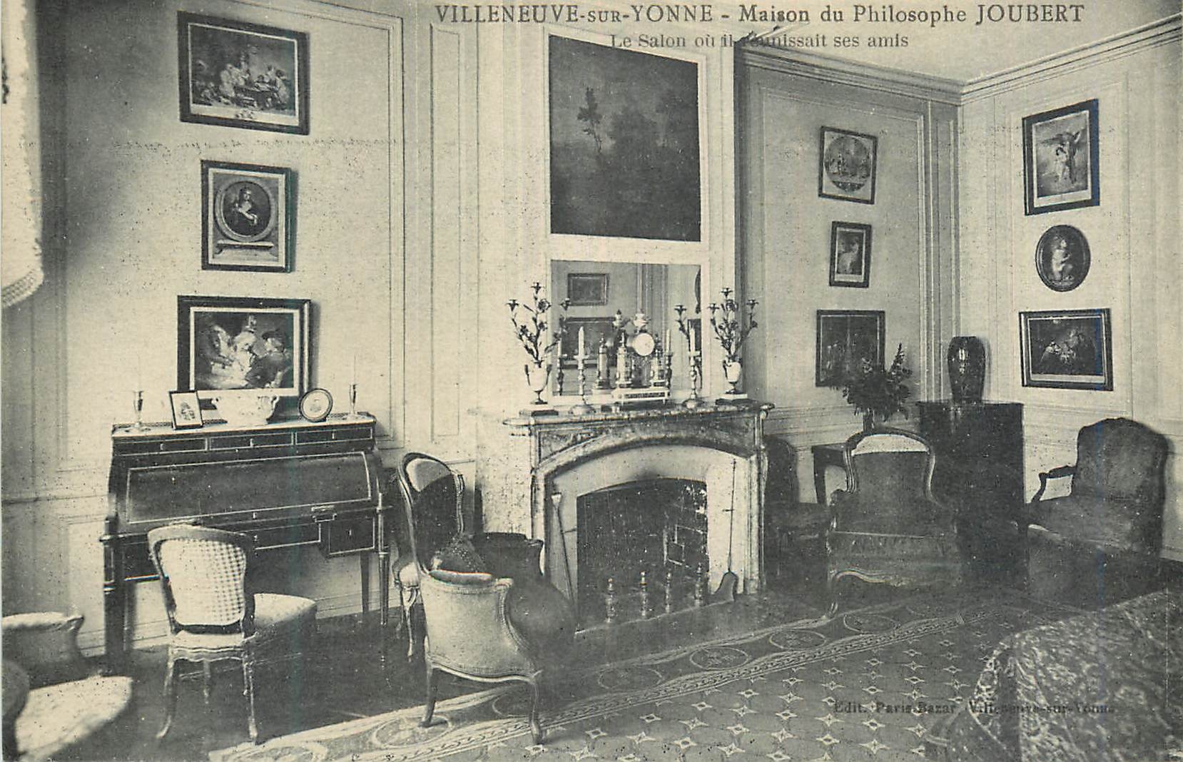 CPA Villeneuve sur Yonne Maison du Philosophe Joubert