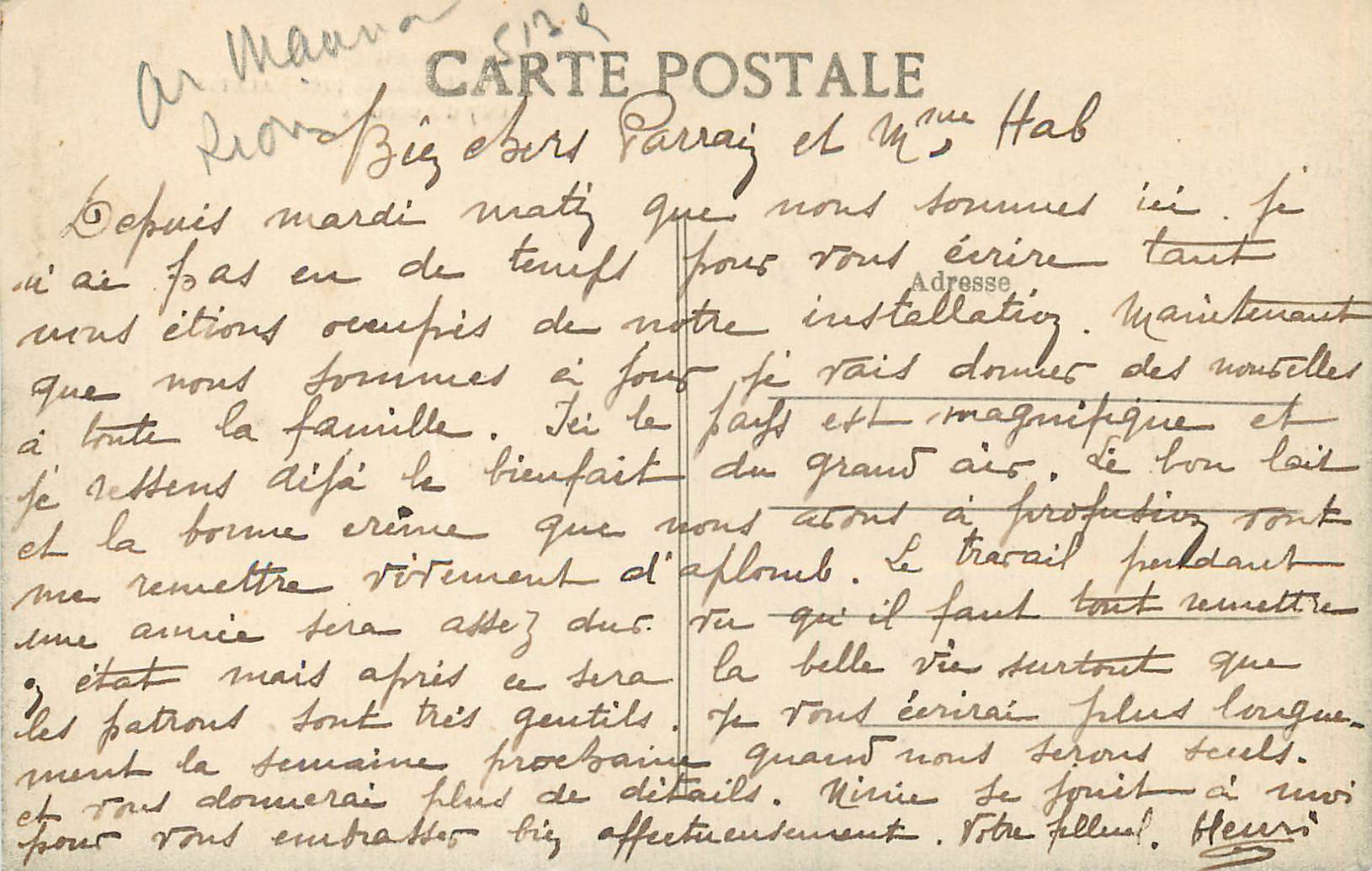 CPA Beaux Sites du Cantal Chateau et Gorges de Tautal Pres Valette Puy d'Augoules — Verso