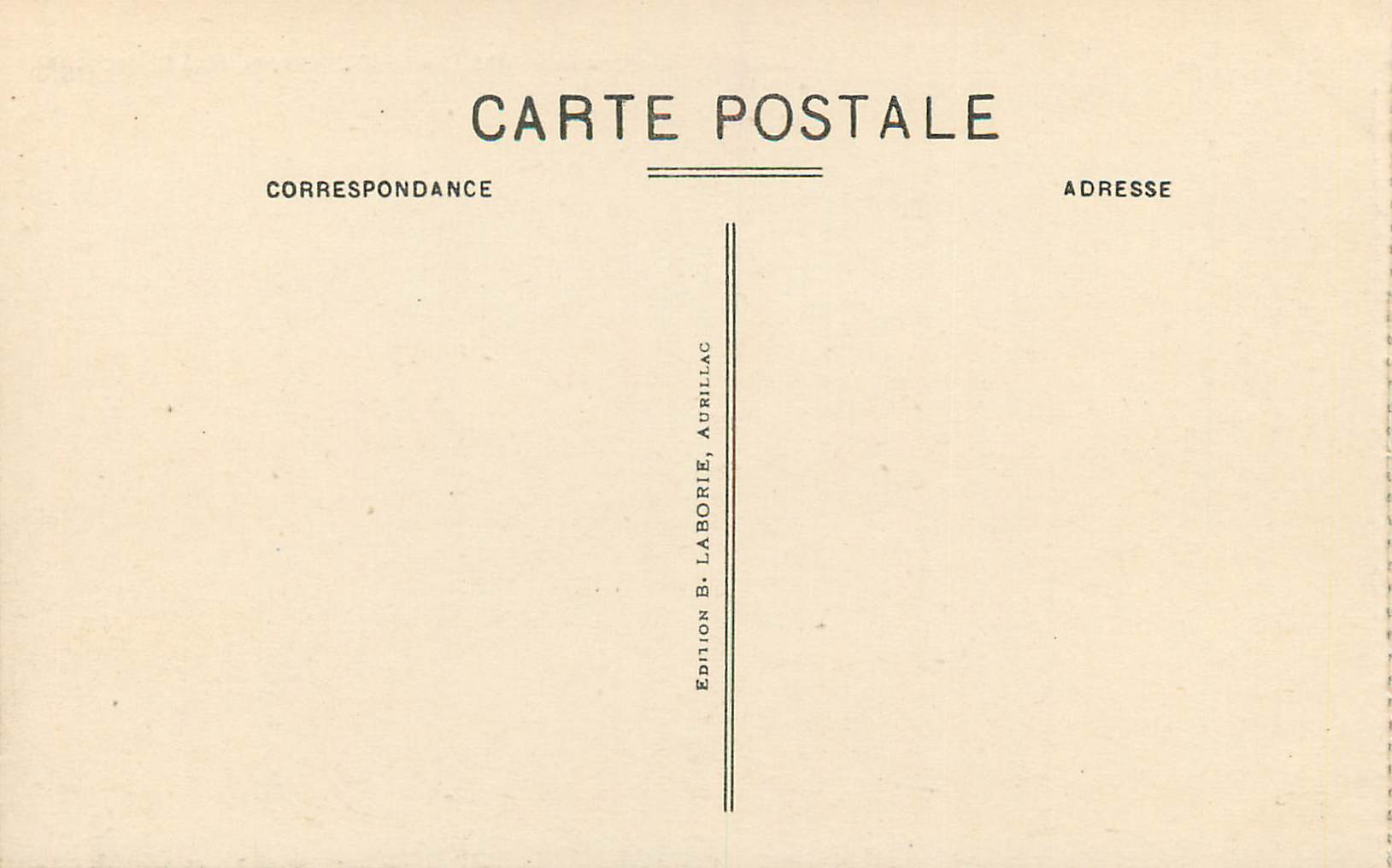Le GRIOU (1694m), côté St-Jacques — Le Cantal Pitttoresque 1326 — Édition B. Laborie, Aurillac — Verso