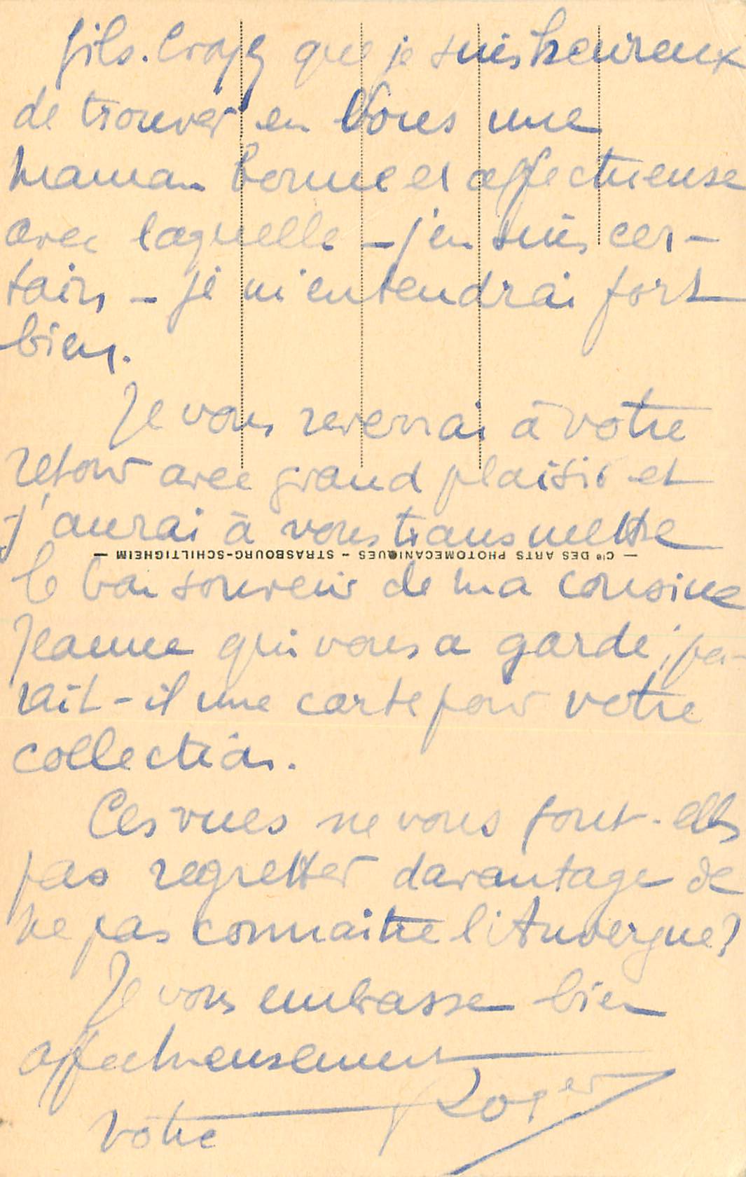 CPA Le Lioran Route du Lioran Viaduc sur la Cere — Verso