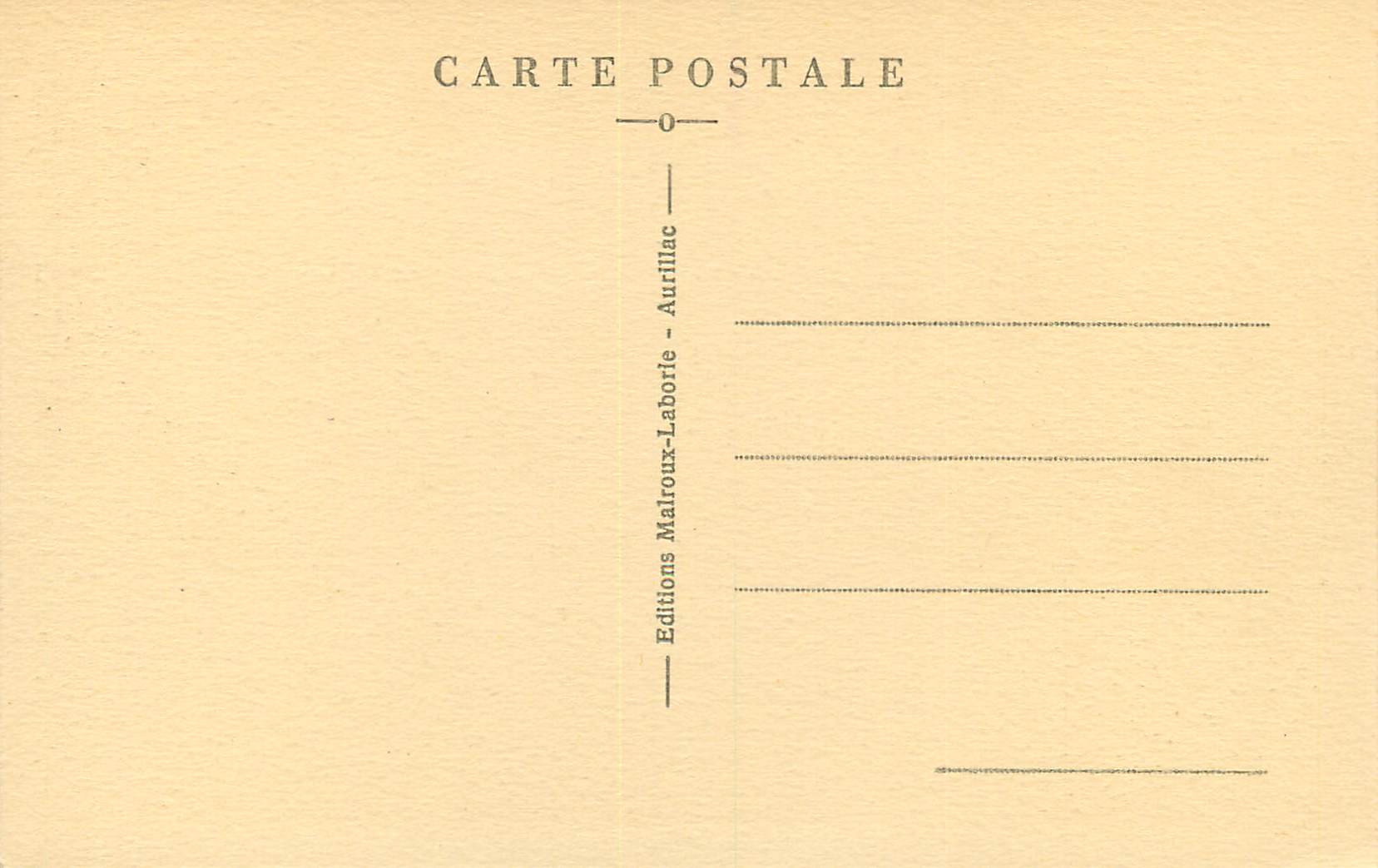 CPA Le Cantal Pittoresque Le Lioran Entree du Tunnel du Chemin de Fer et la Route — Rückseite