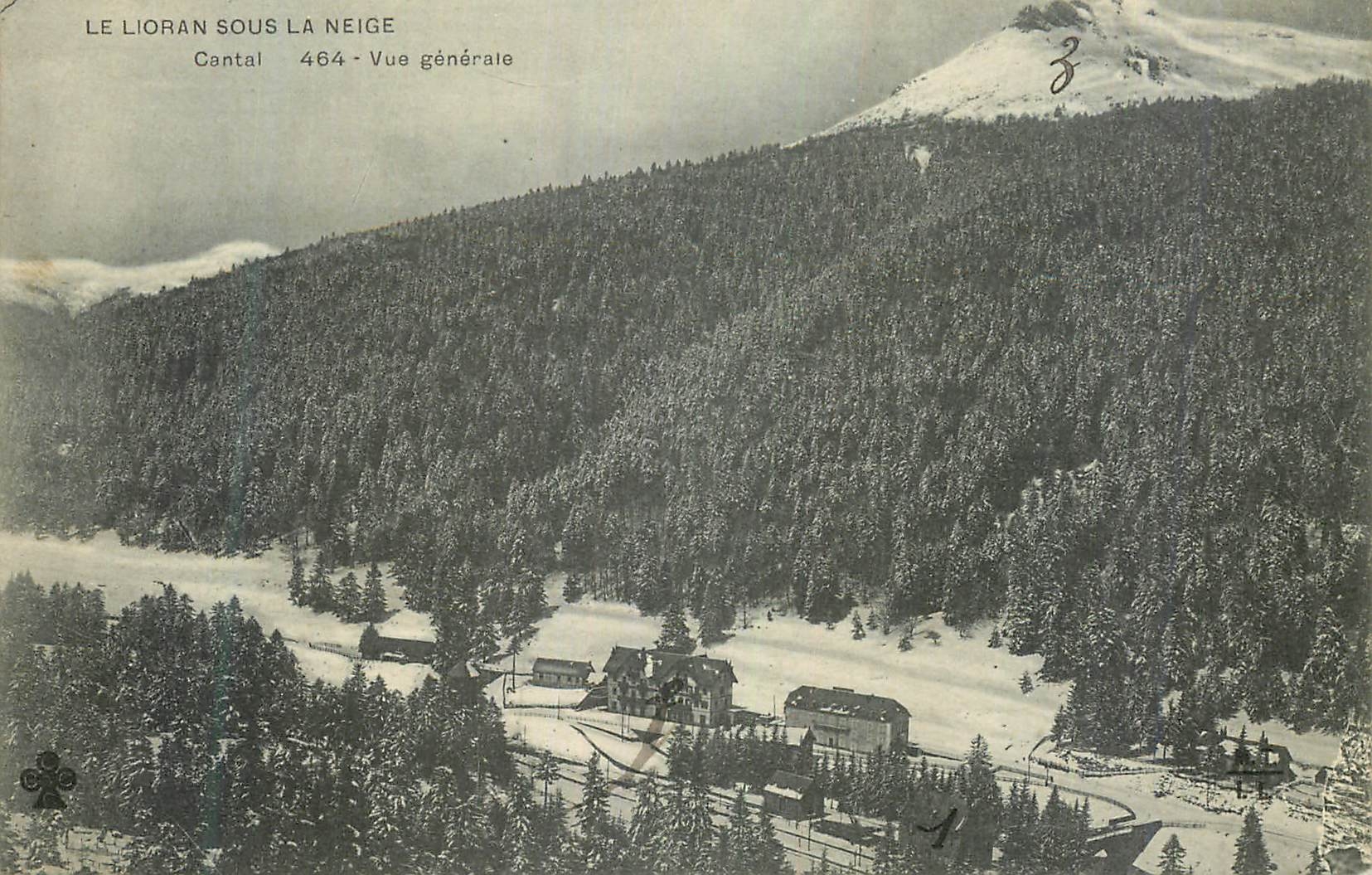 CPA Le Lioran Sous la Neige Cantal 464 Vue Generale