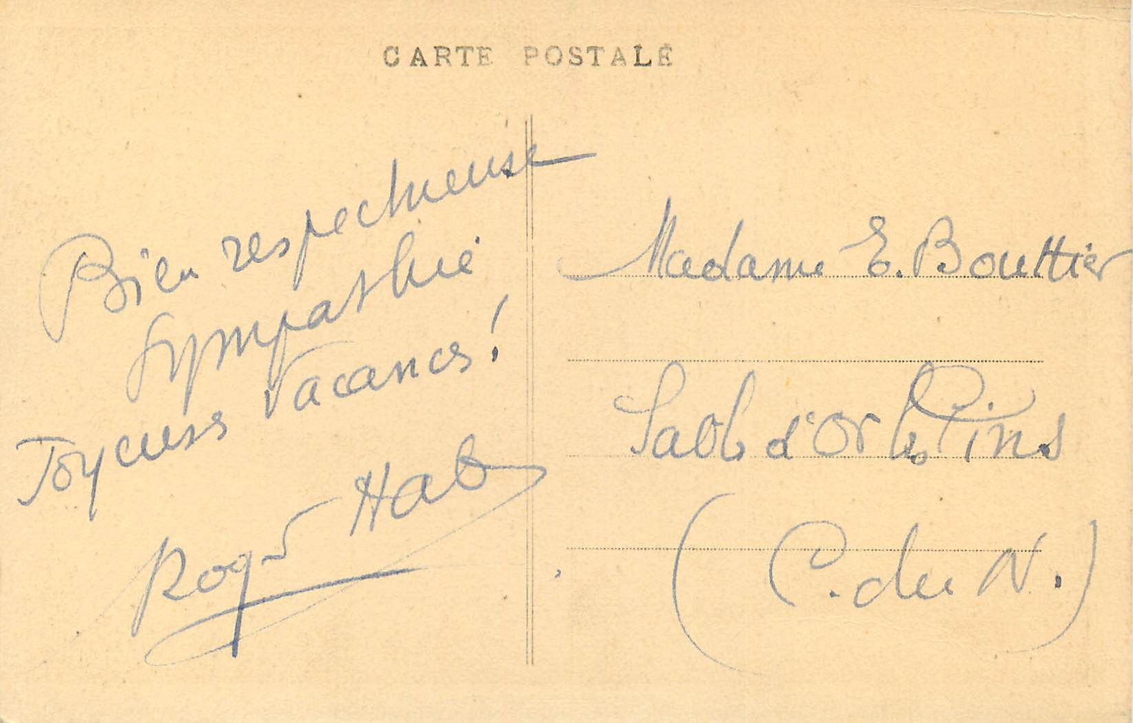 CPA Cantal Aurillac Vierge Noire de Notre Dame aux Neiges — Rückseite