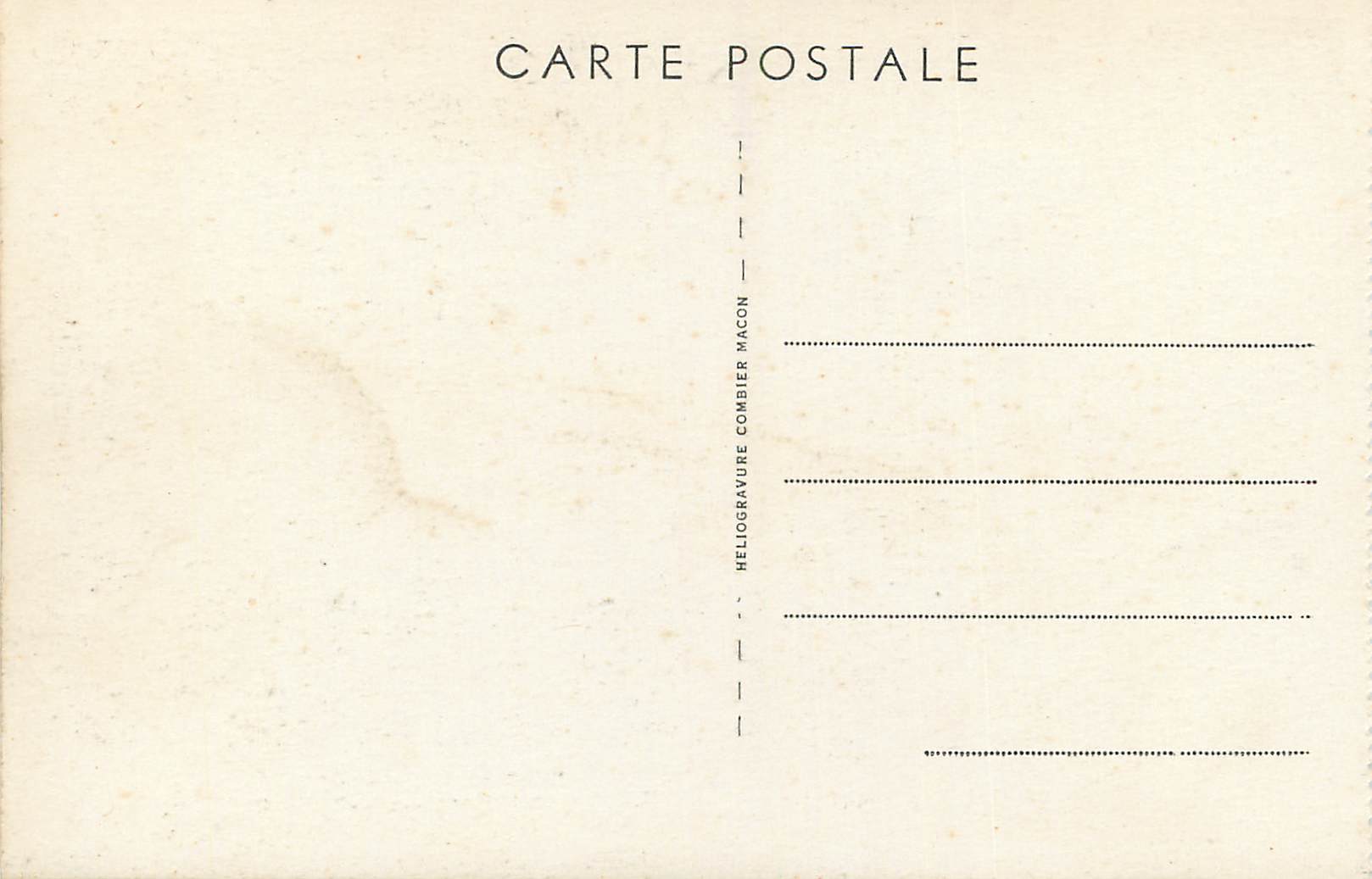 Saint-Point — Château de Lamartine — Cabinet de travail du poète — Rückseite