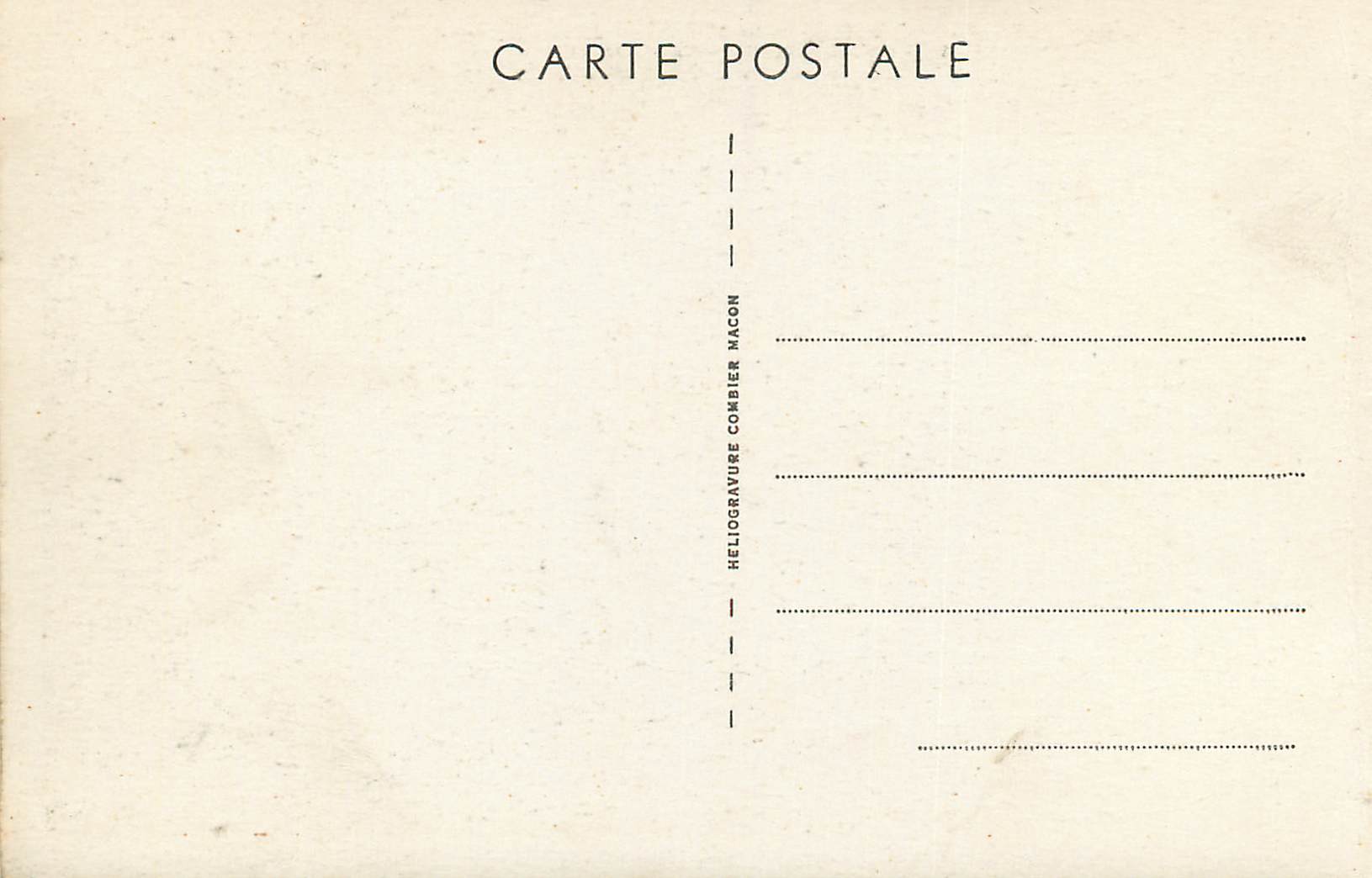 CPA Souvenirs de Lamartine Les Funerailles (4 Mars 1869) — Rückseite