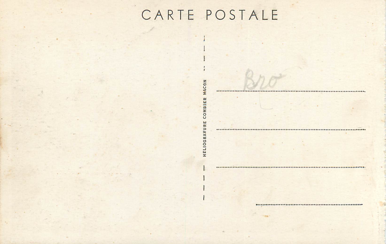 Souvenirs de Lamartine — « Fido » — Peint par Mme de Lamartine — Back