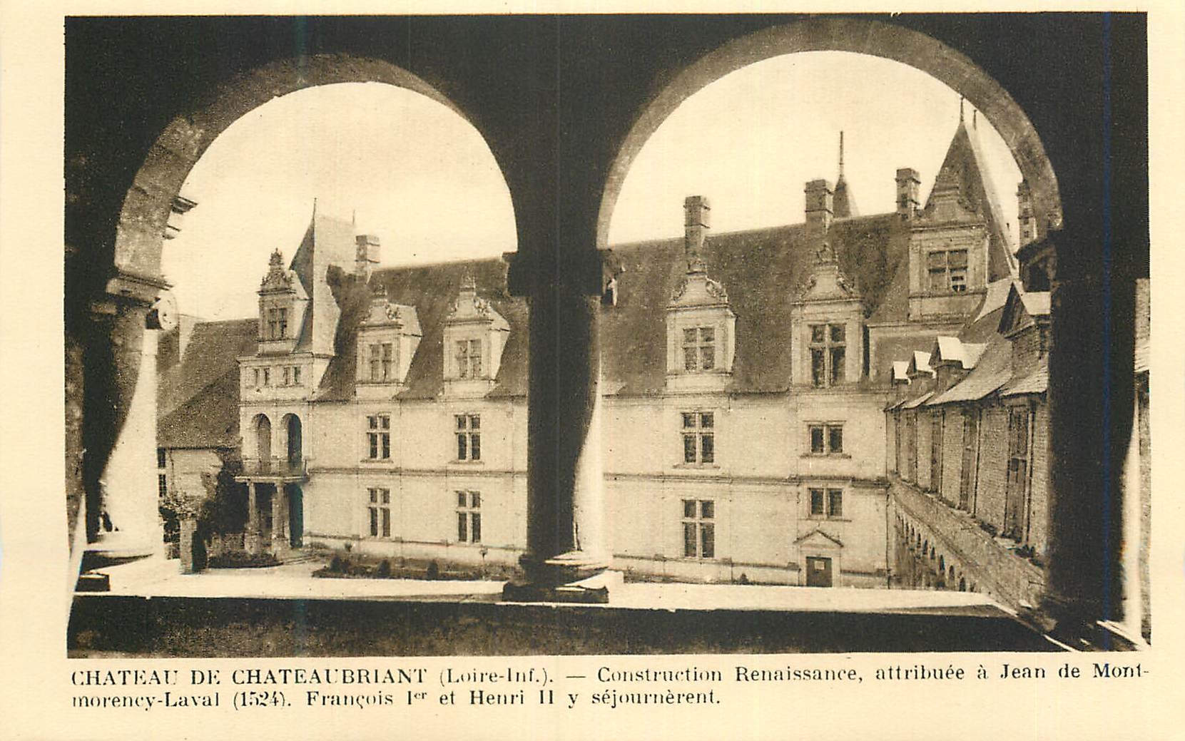 CPA Chateau de Chateaubriant (Loire Inf) Construction Renaissance Attribuee a Jean de Montmorency Laval
