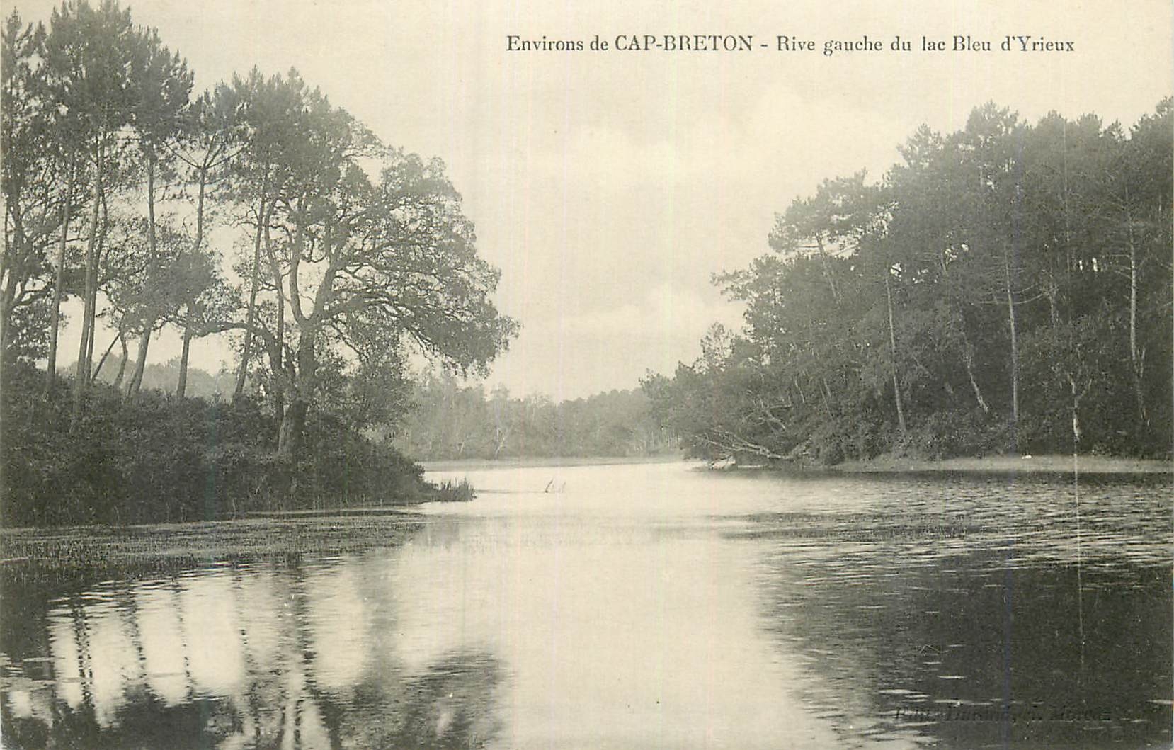 CPA Environs de Cap Breton Rive Gauche du Lac Bleu d'Yrieux