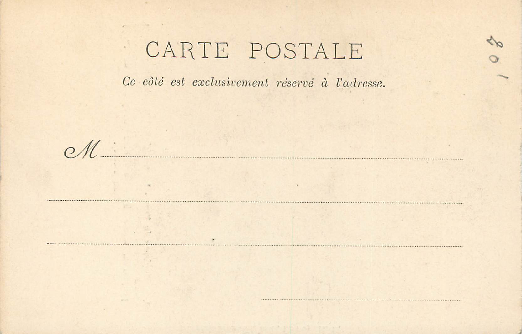 CPA Environs du Puy Le Benitier Roman de Chamalieres (Les Deux Faces) — Rückseite