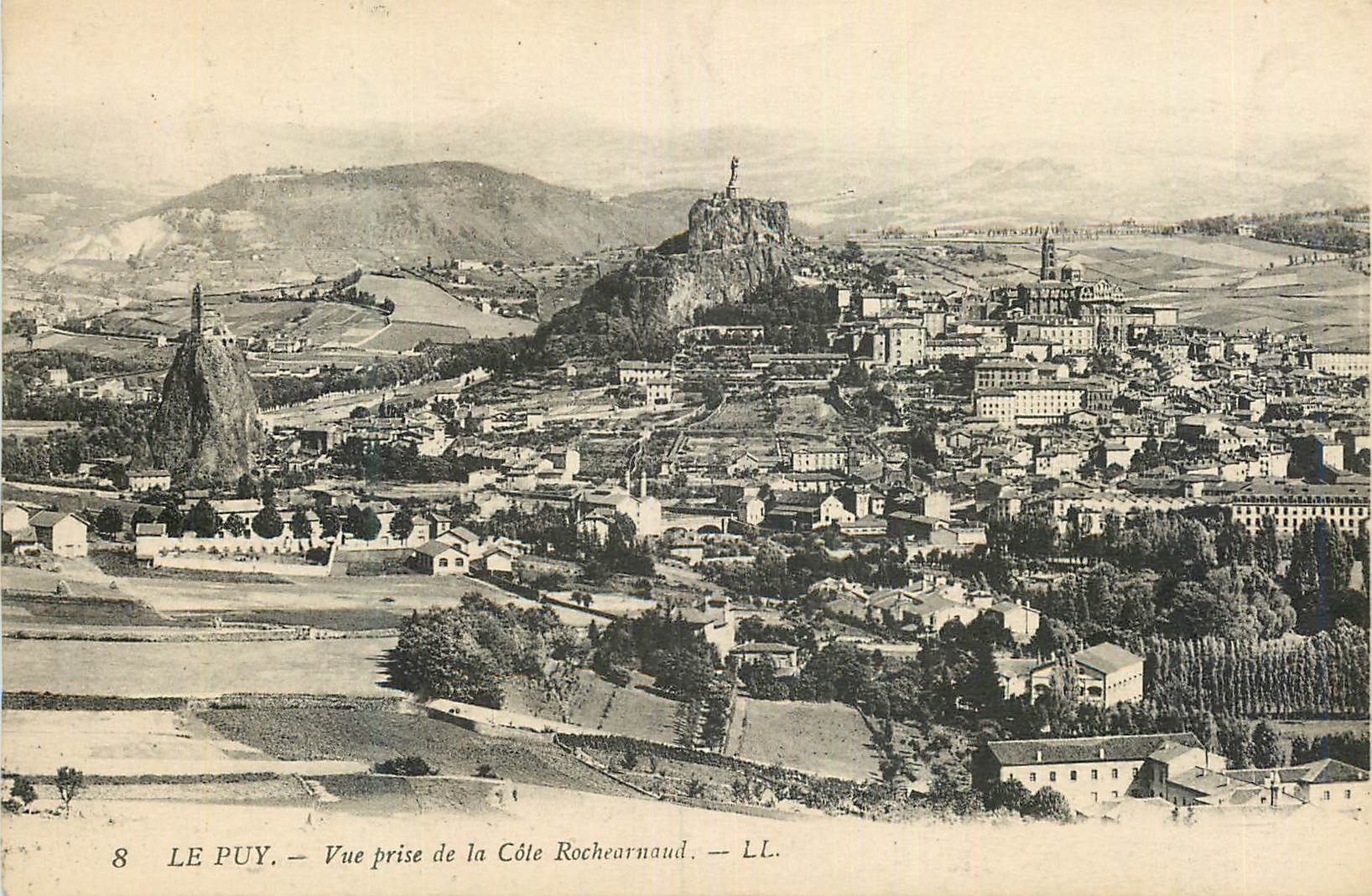 Le Puy — Vue prise de la Côte Rocheardaud — LL. n°8