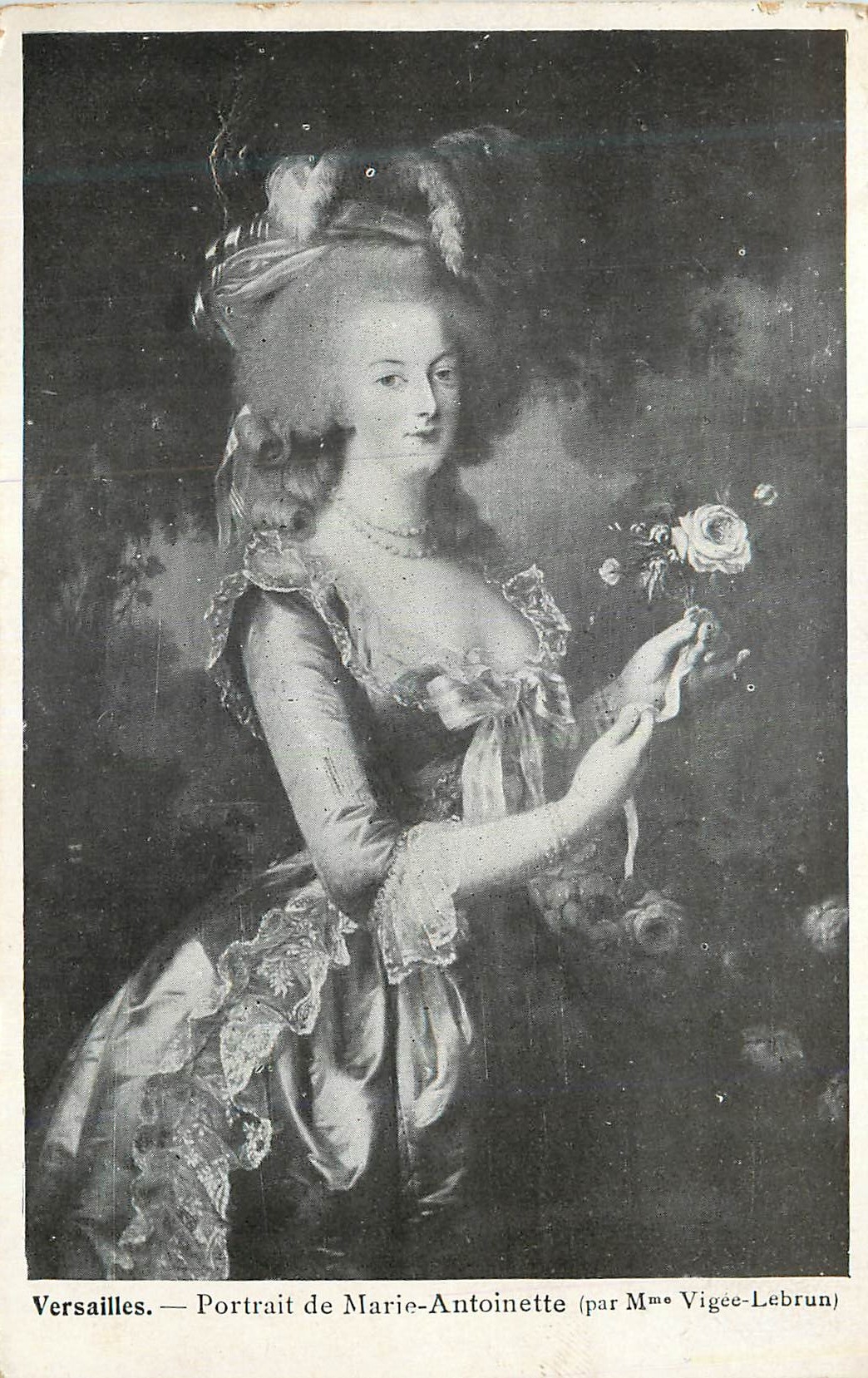 CPA Versailles Portail de Marie Antoinette (par Mme Vigee Lebrun)