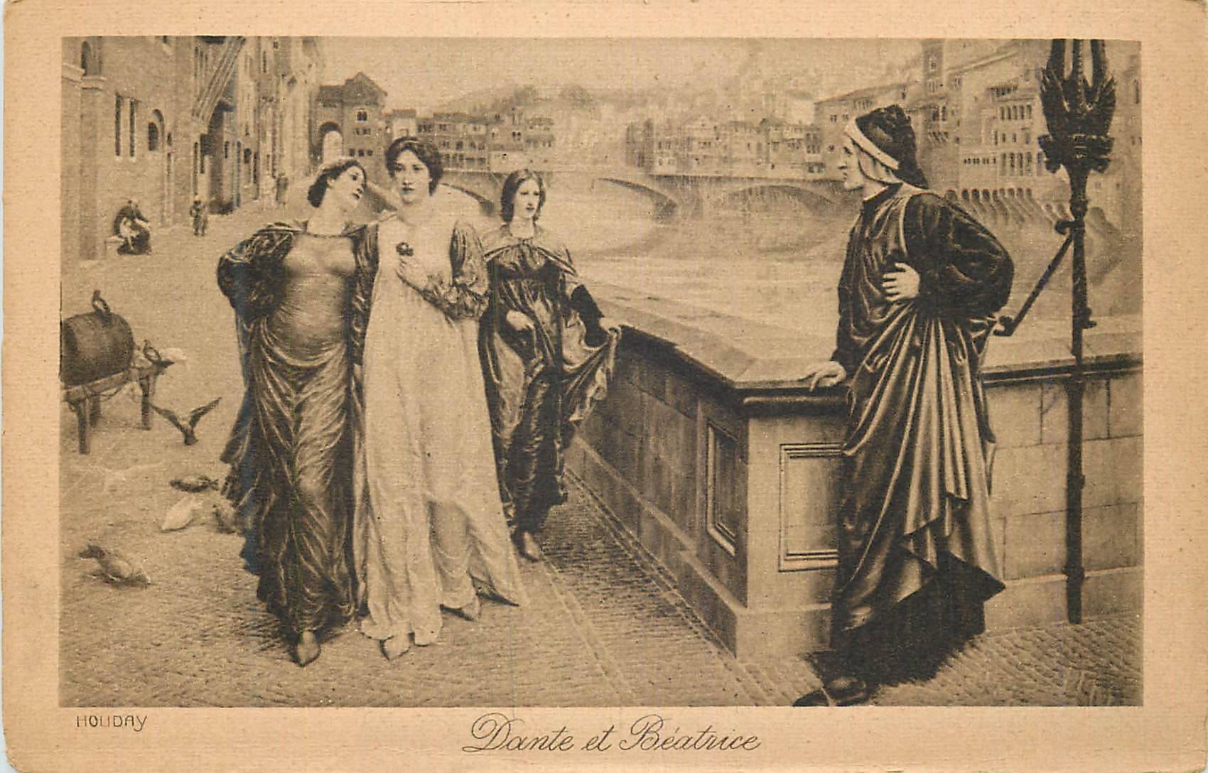 CPA Dente et Beatrice