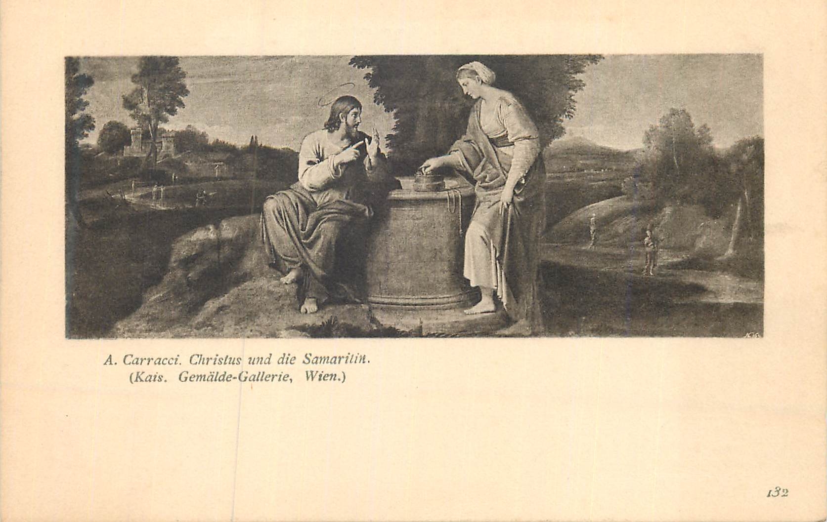 CPA A Carracci Christus (Kais Gemalde Gallerie Wien)