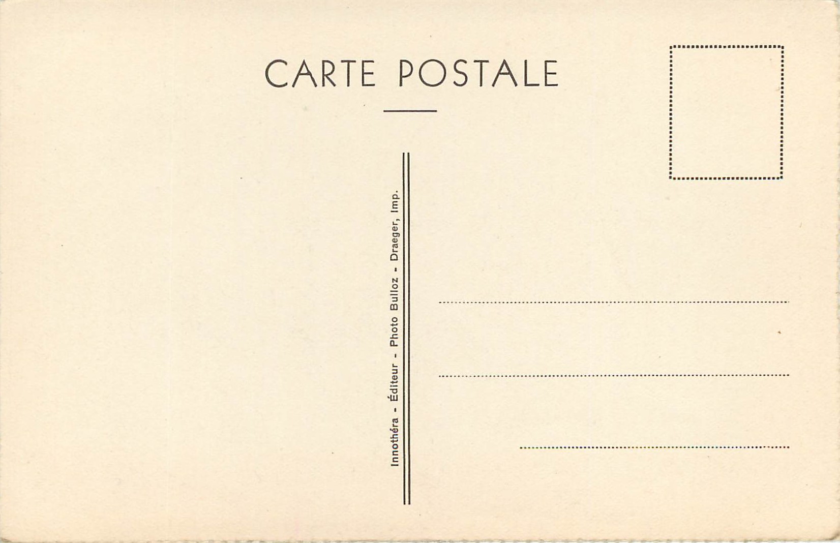 CPA Zenobie sur les Bords de l'Araxe Baudry — Rückseite