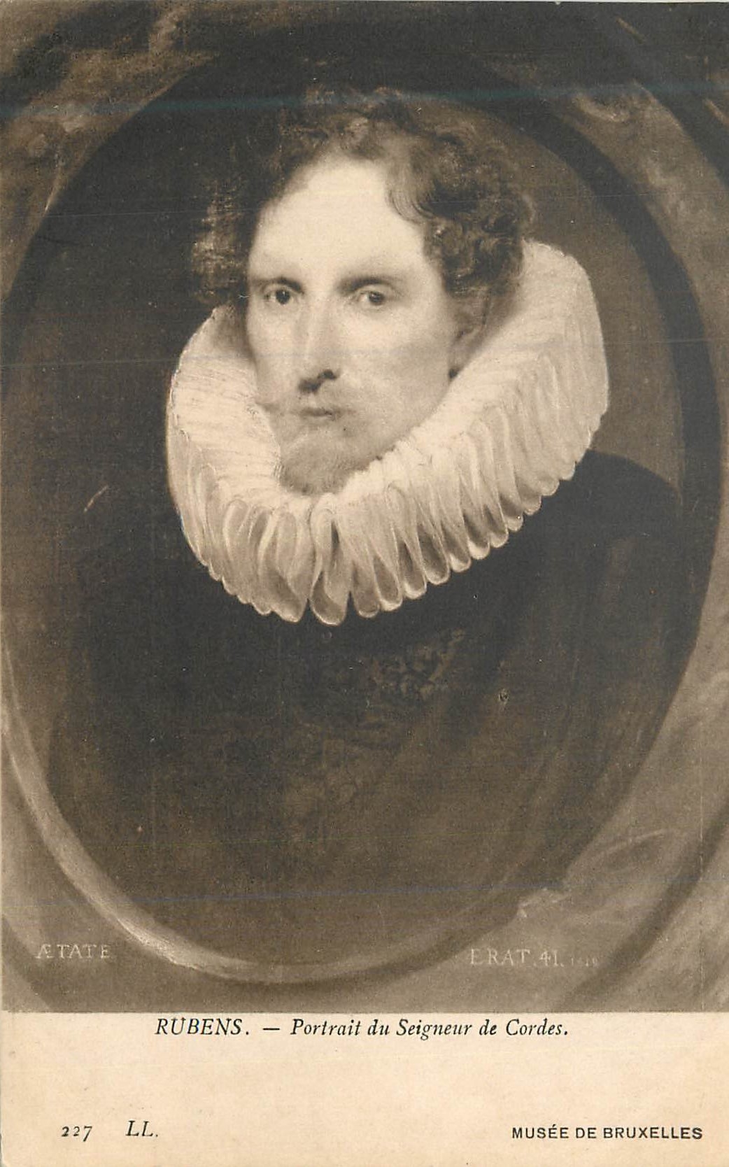 CPA Musee de Bruxelles Rubens portrait du Seigneur de Cordes
