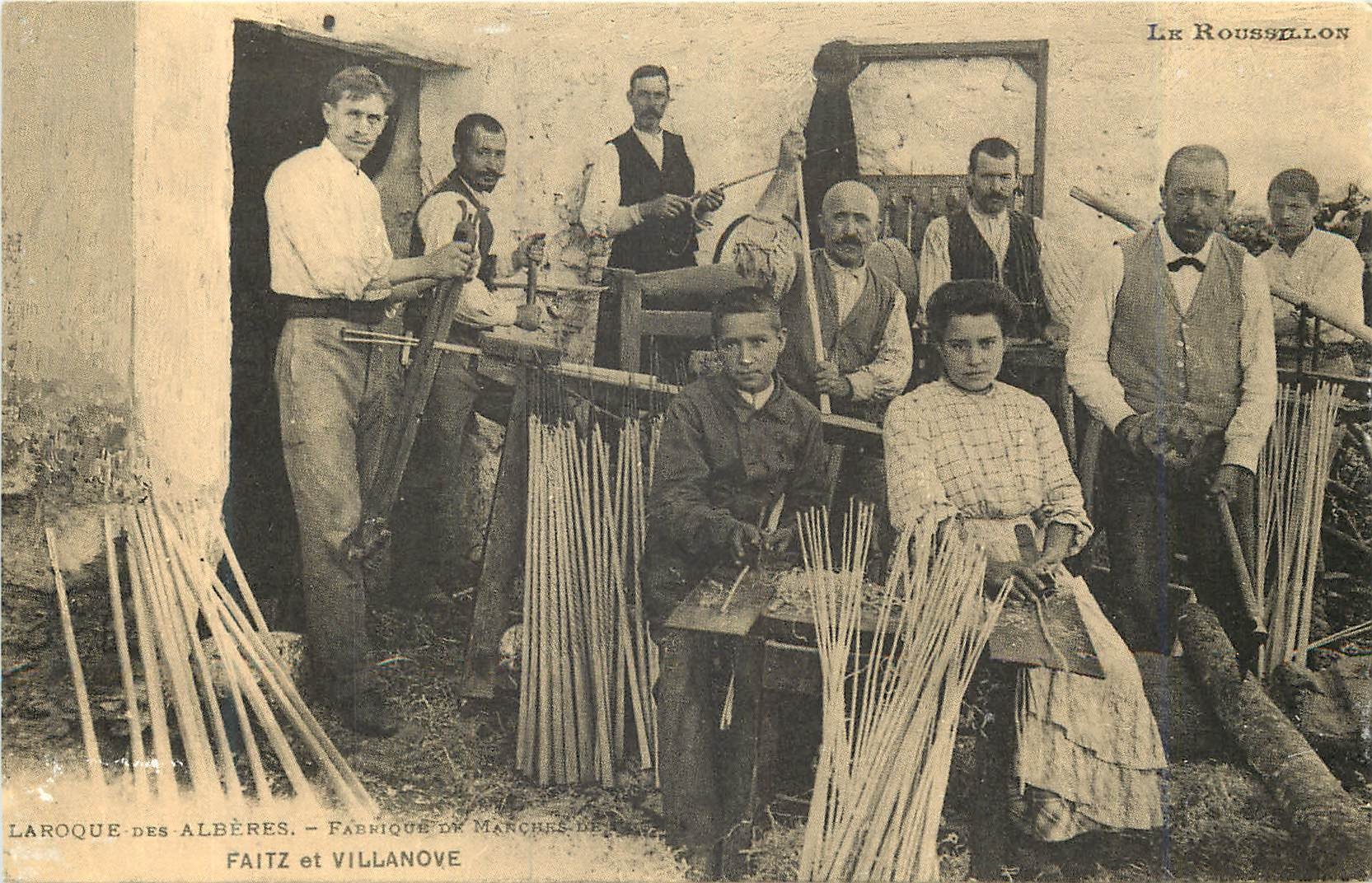 Laroque-des-Albères — Fabrication de manches de bois — Faitz et Villanove