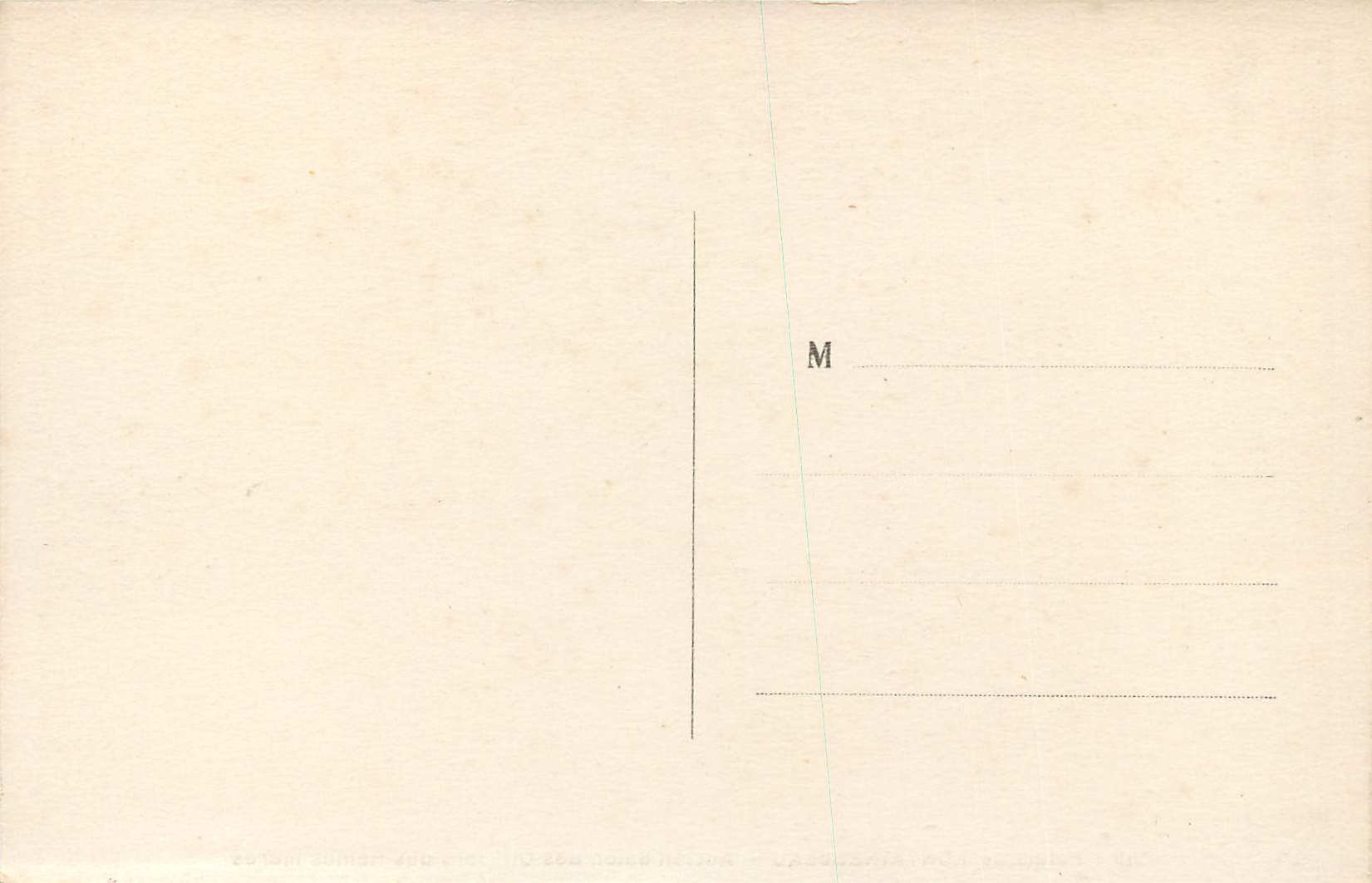 Palast von FONTAINEBLEAU — Ehemaliger Salon der Offiziere der Königinmütter — Nr. 46 — Rückseite